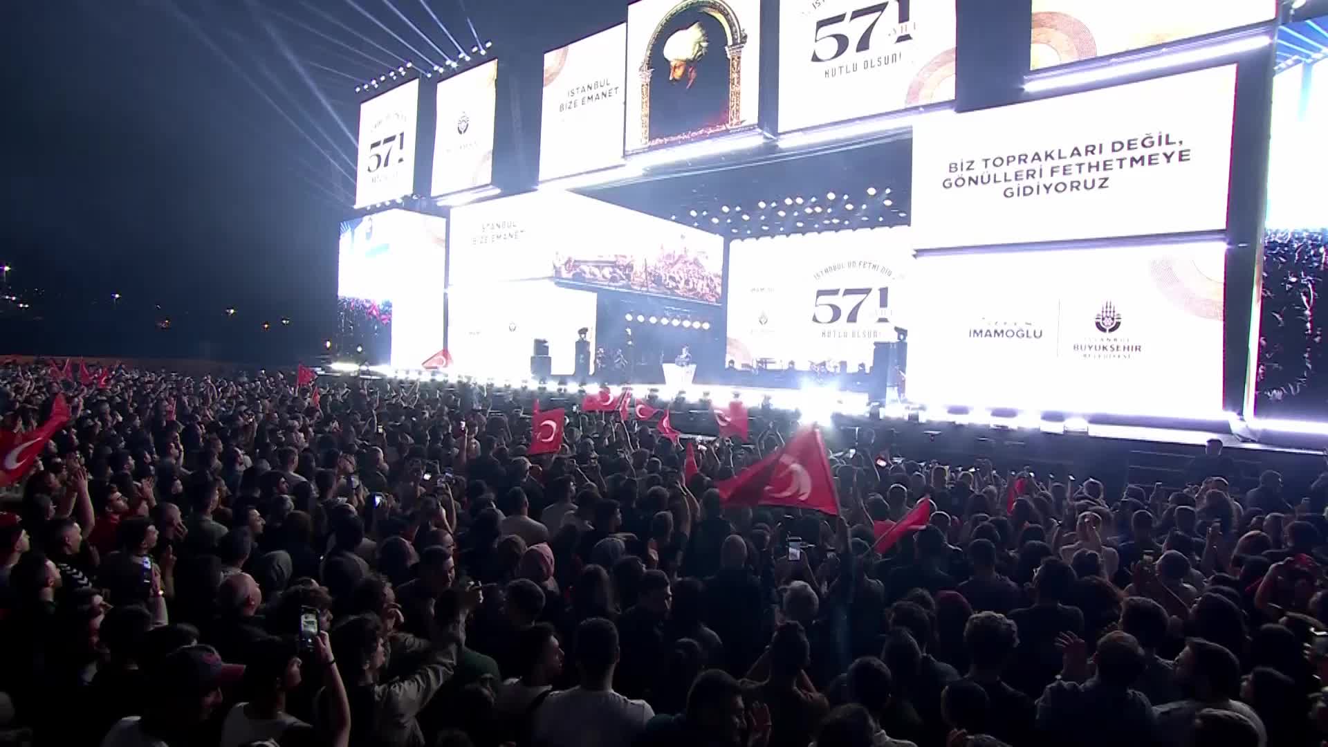 İmamoğlu:  “Bu şehre sahip çıkmak Fatih’in ve Atatürk’ün değerlerine sahip çıkmaktır”