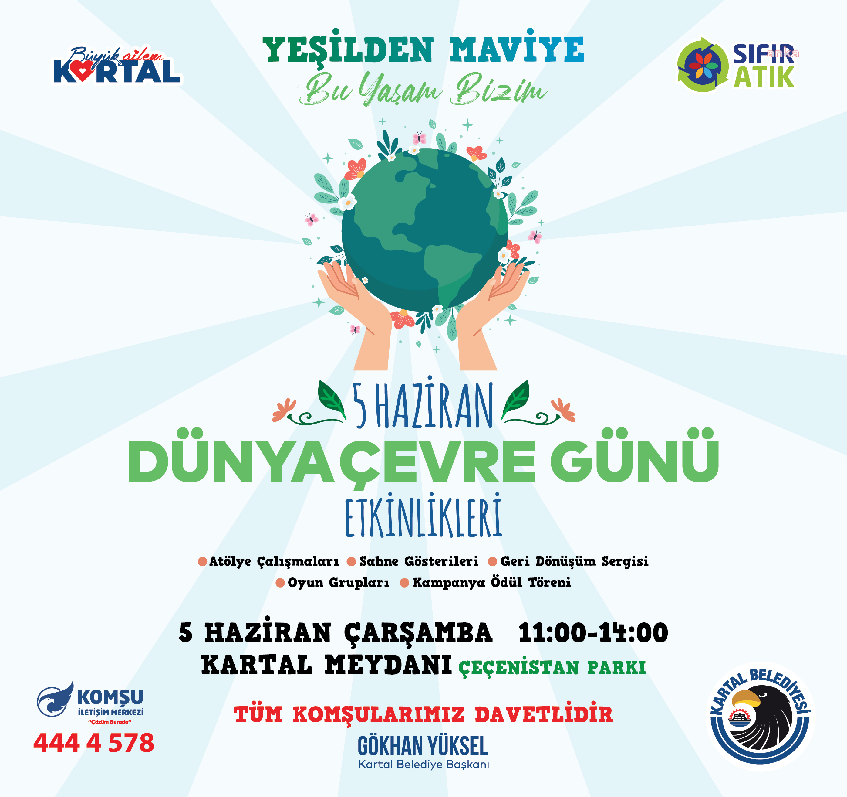 ‘Çevre Haftası’ Kartal’da festival havasında kutlanacak