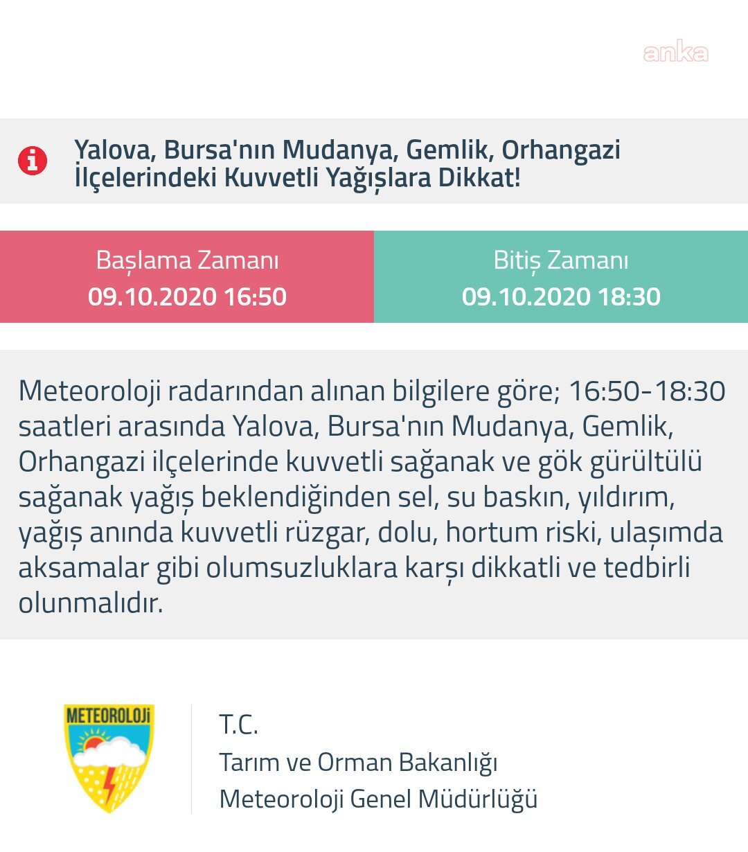 METEOROLOJİ'DEN 2 İL İÇİN KRİTİK UYARI!