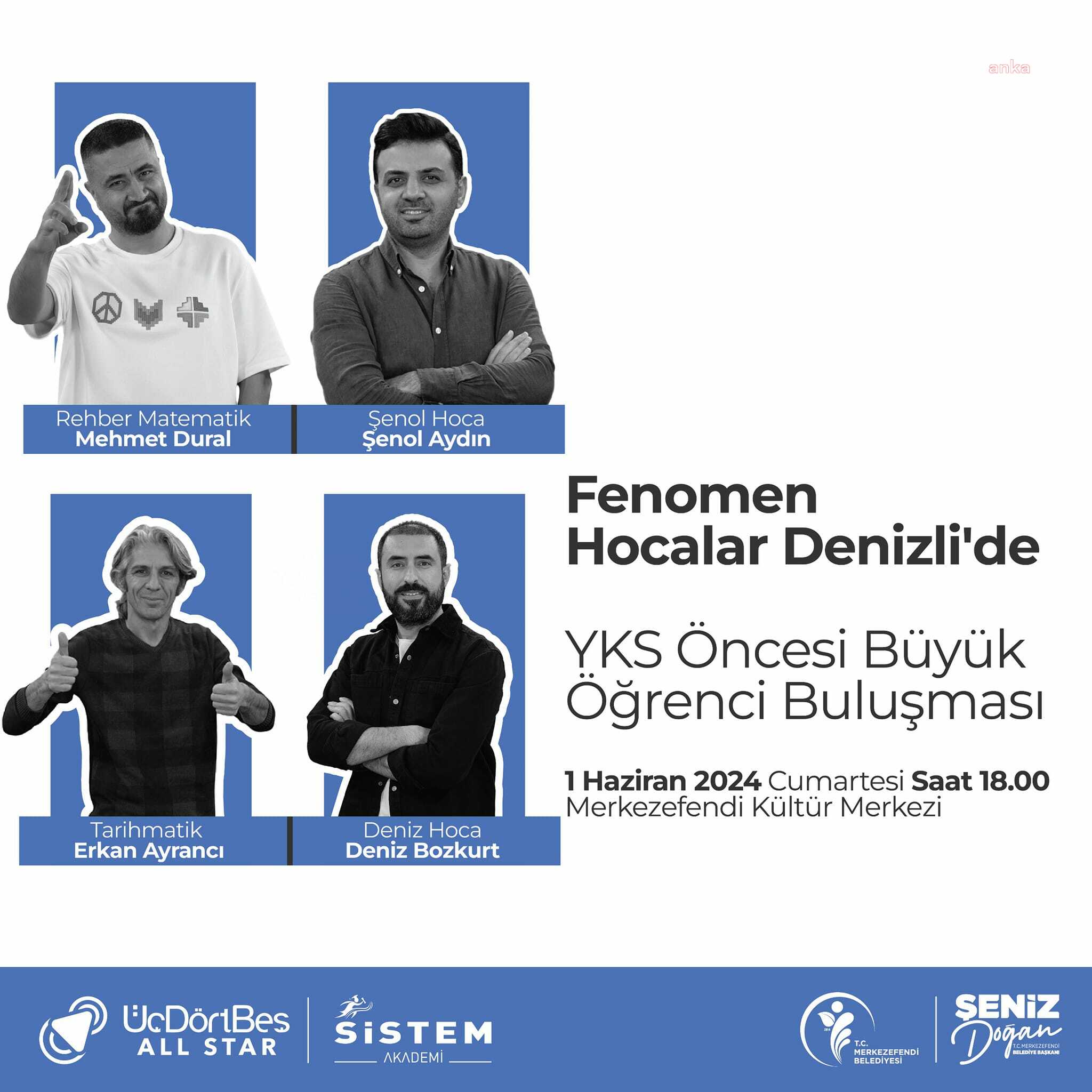 Merkezefendi Belediyesi'nden ‘YKS Öncesi Büyük Öğrenci Buluşması’