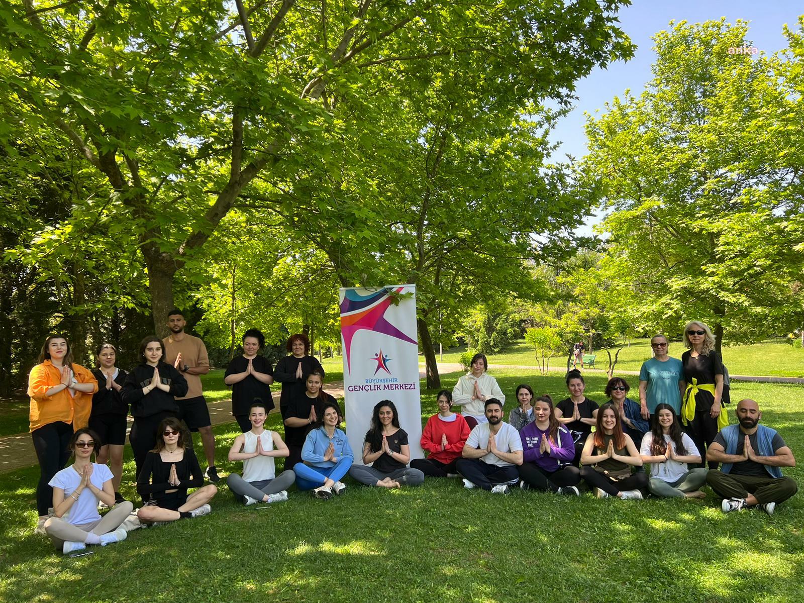 Eskişehir Büyükşehir Belediyesi Osmangazi Gençlik Merkezi'nden gençlere 'Yoga Atölyesi'