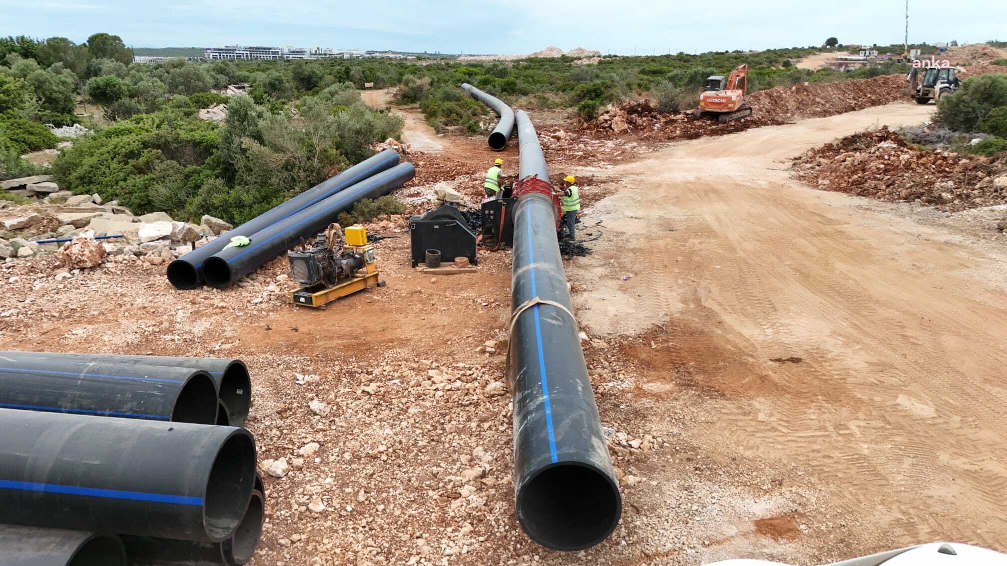 Aydın Büyükşehir, altyapı çalışmalarına Didim'de devam ediyor