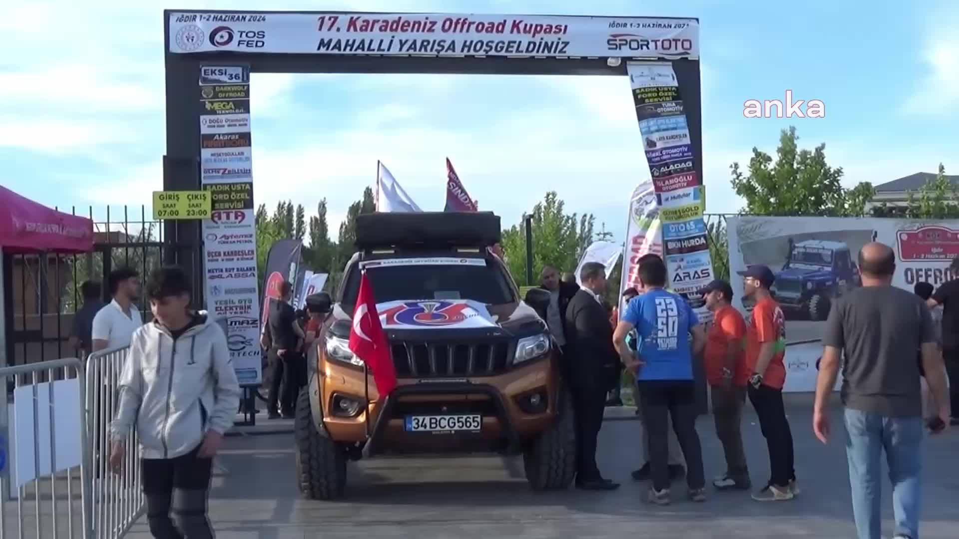 Iğdır'da 17. Karadeniz Off-Road Kupası için start verildi
