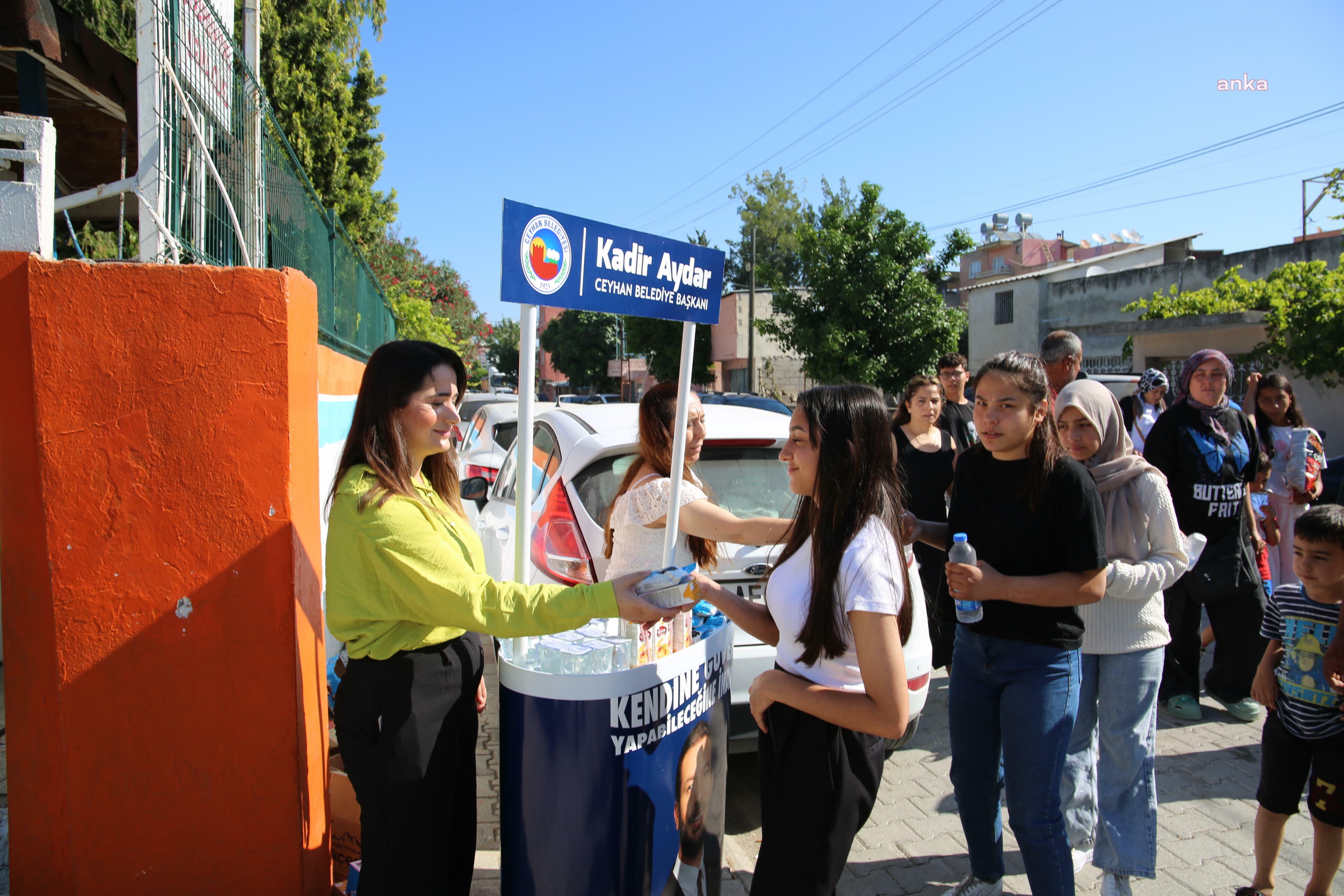 Ceyhan Belediyesi’nden LGS sınavına giren öğrencilere destek