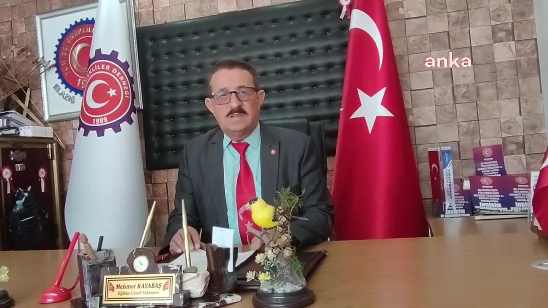 Tüm Emekliler Derneği Elazığ Şube Başkanı Kayabaş: "Emeklinin yüzde 80'i kurban kesecek durumda değil"