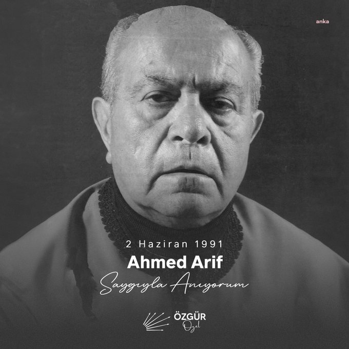 CHP Genel Başkanı Özel'den şair Ahmed Arif'i anma mesajı
