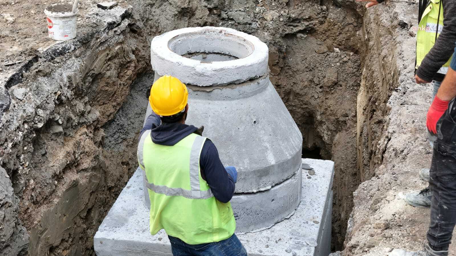 Aydın Büyükşehir, altyapı çalışmalarına Söke'de devam ediyor