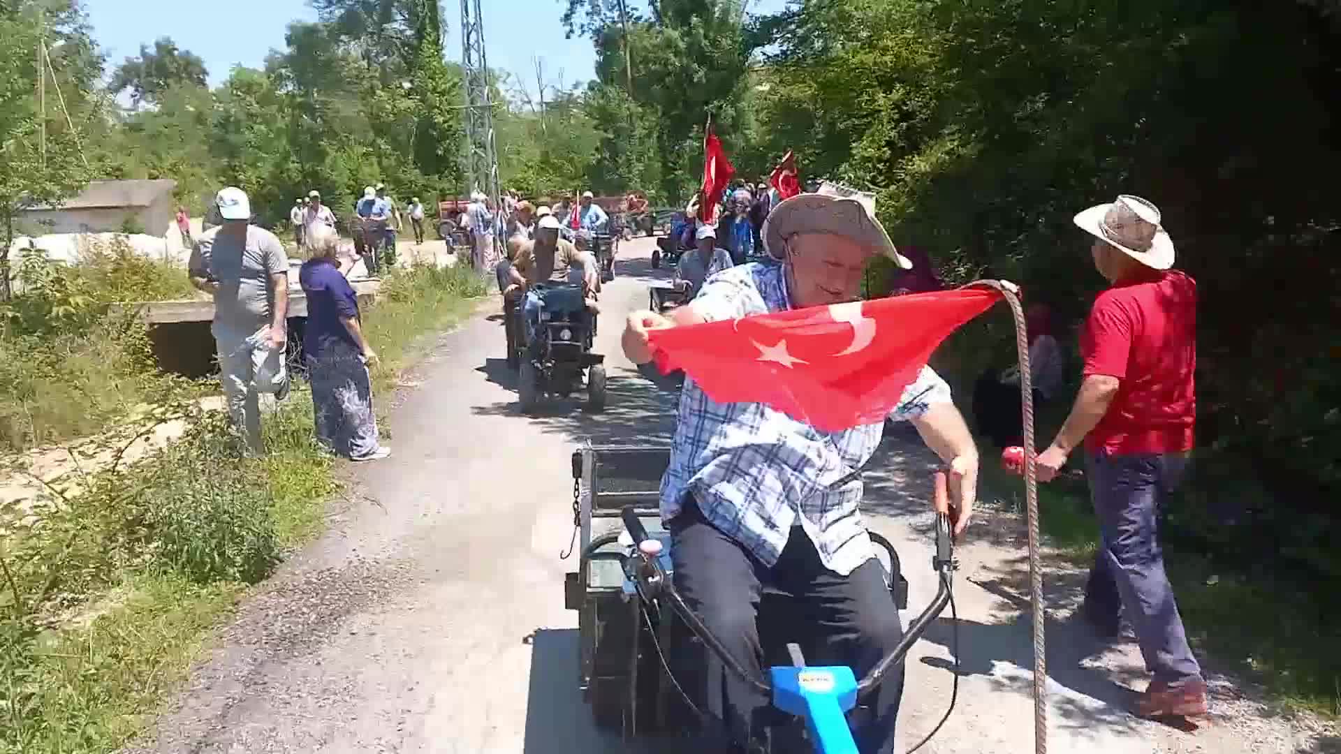 Samsun'da Köseli Mahallesi sakinleri, köylerine yapılması planlanan taş ocağına tepki gösterdi