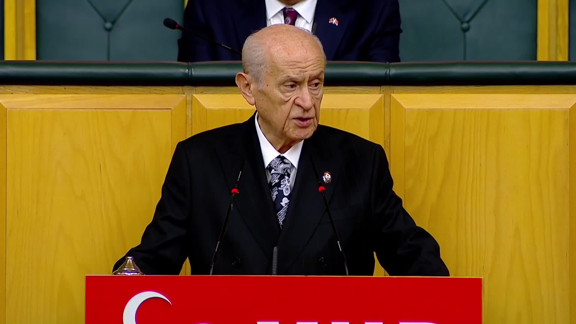 MHP grup toplantısı... Bahçeli, Hakkari Belediye Başkanı'nın görevden alınması ve kayyum atanmasına destek verdi