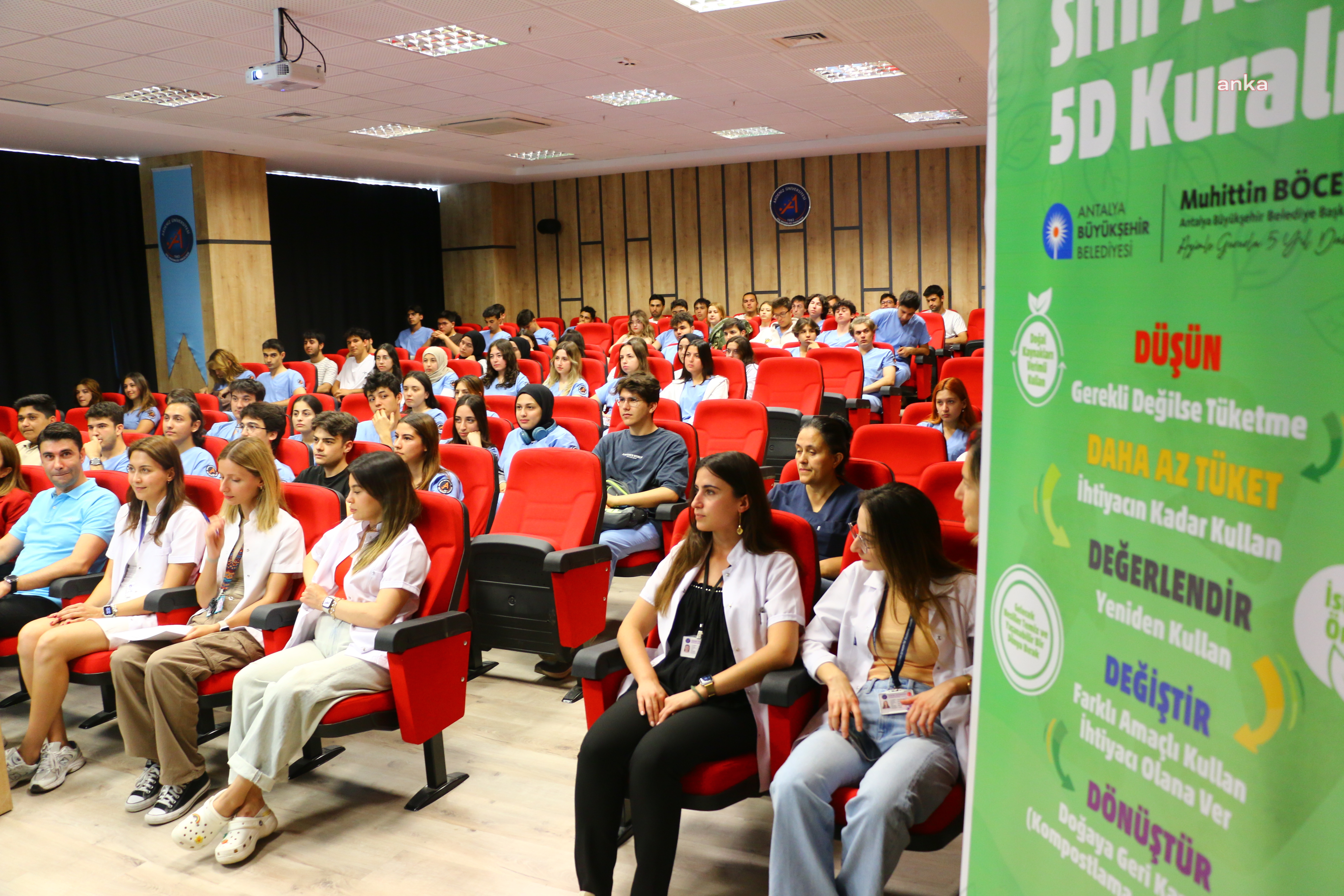 Antalya Büyükşehir'den 'Yeşil Gülüş Projesi'ne destek
