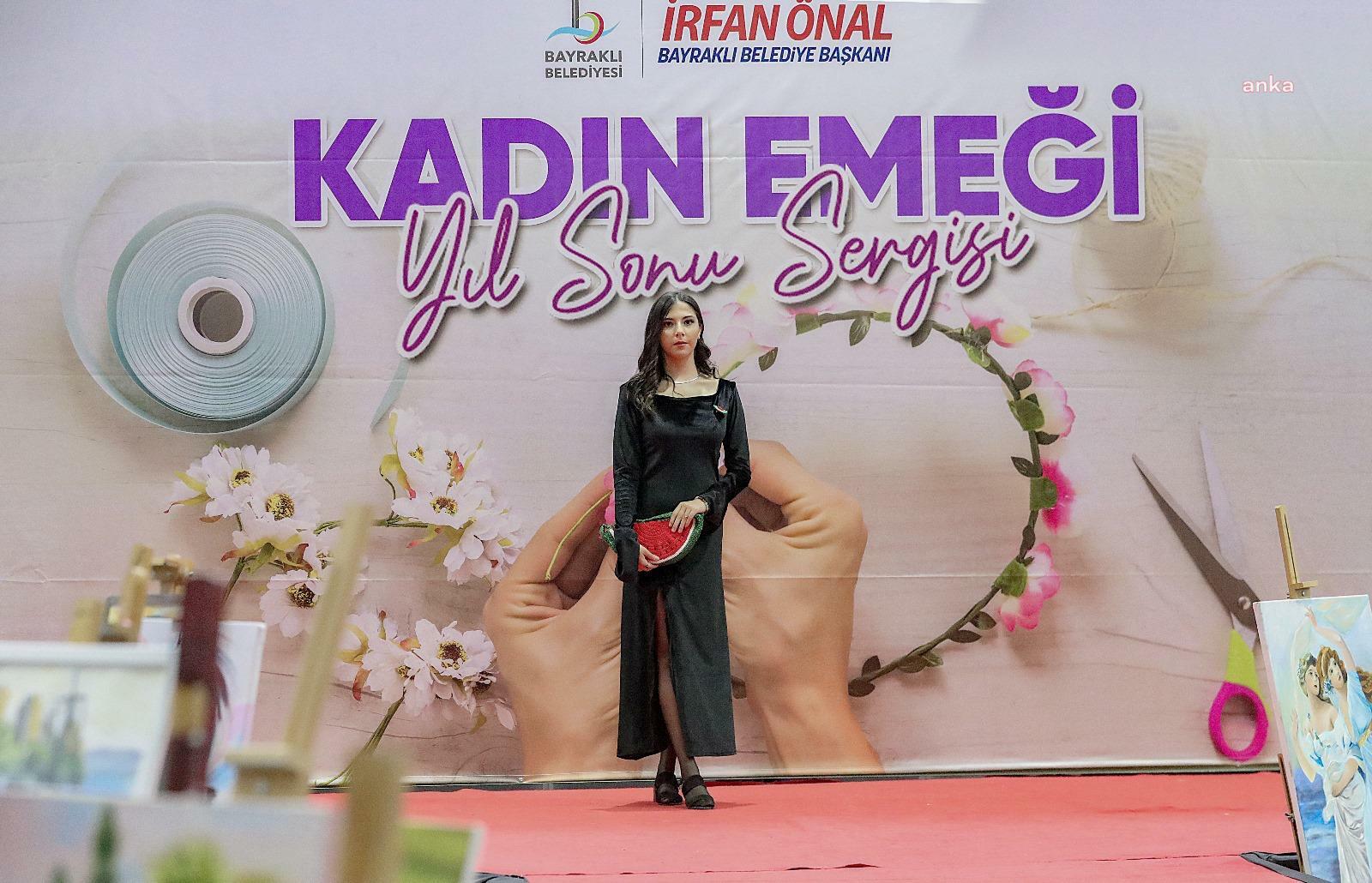 Bayraklılı kadınların yıl sonu sergisinde Filistin vurgusu