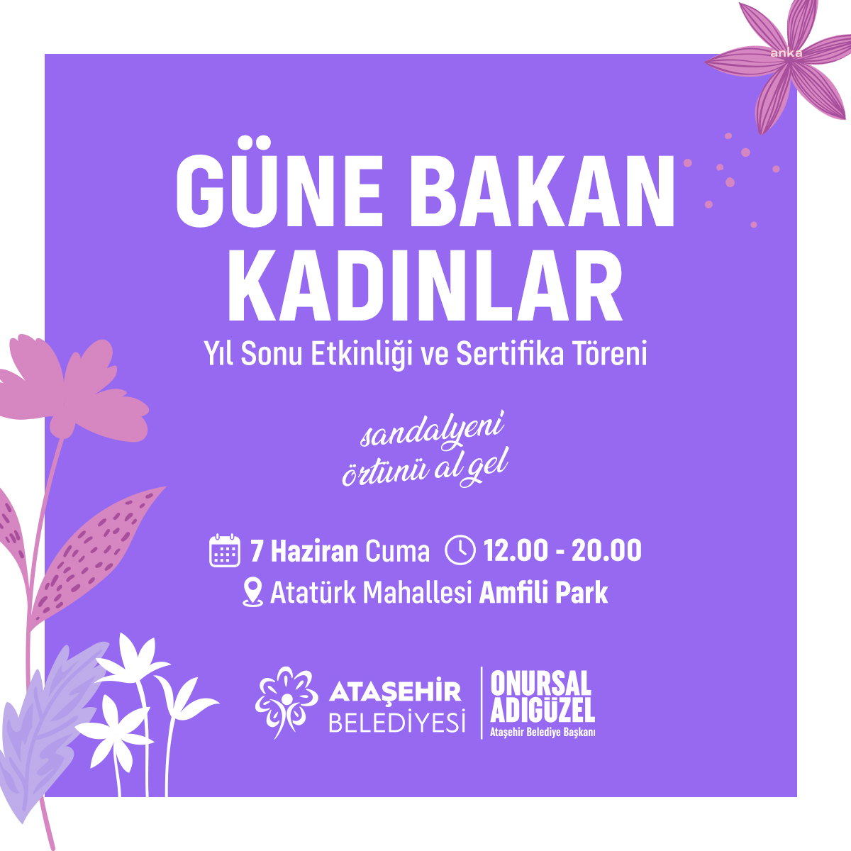 Ataşehir Belediyesi'nden 'Güne Bakan Kadınlar' sergisi