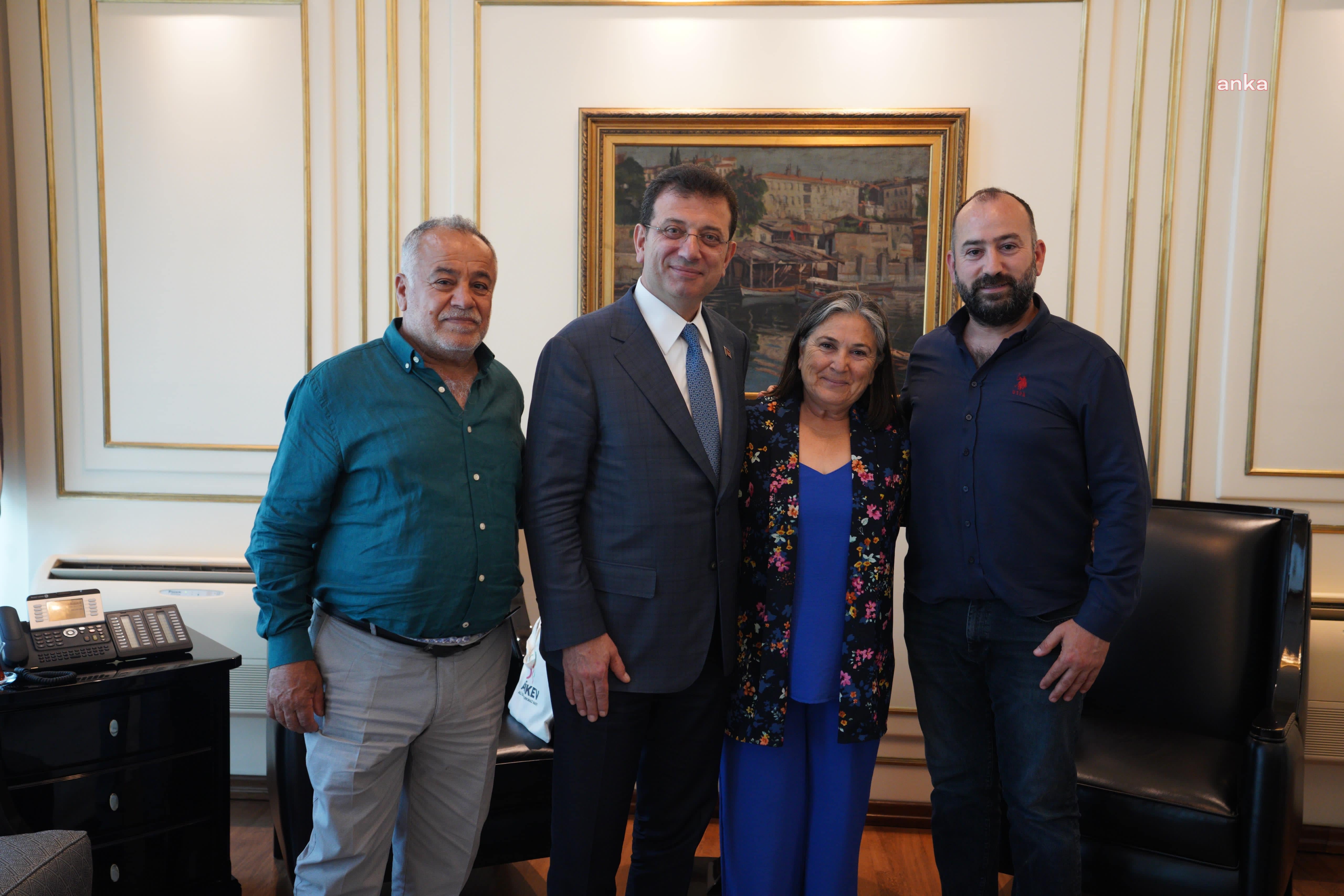 Ali İsmail Korkmaz Vakfı, İstanbul Büyükşehir Belediye Başkanı Ekrem İmamoğlu’nu ziyaret etti