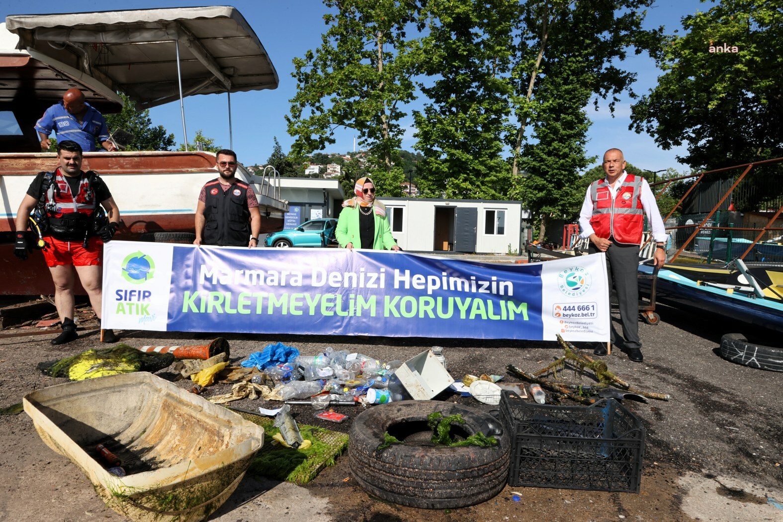 Beykoz'da temiz çevre için 'Deniz Atığı' sergisi
