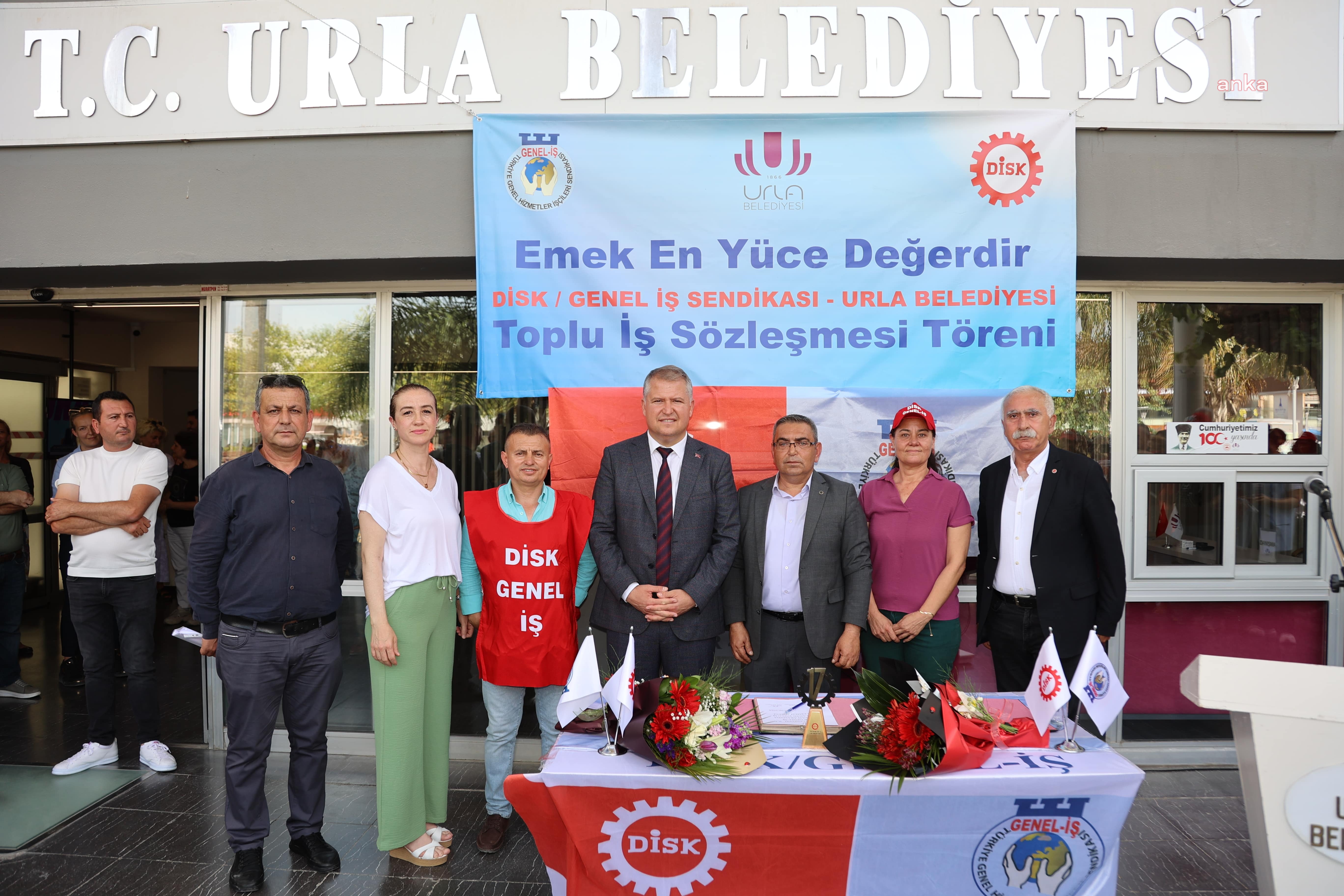 Urla'da TİS sevinci...Urla Belediye Başkanı Balkan: İşçimizi enflasyona ezdirmedik