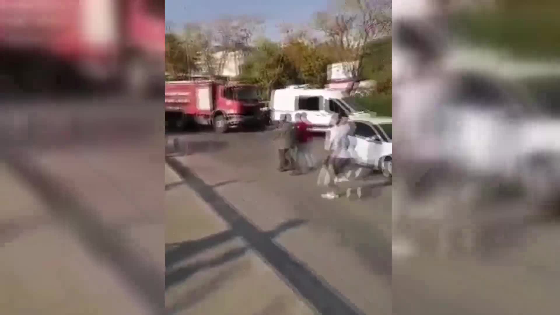 MERSİN'DE KORKUTAN PATLAMA