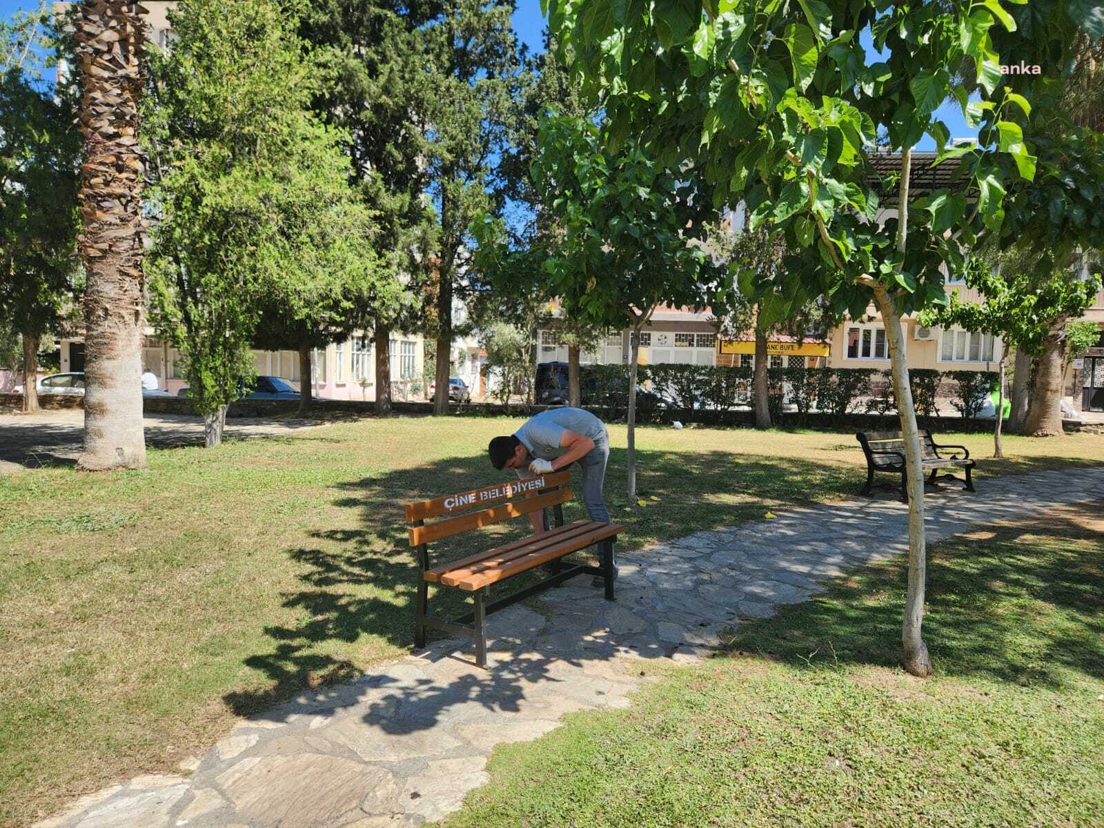 Çine Belediyesi, Göksu Parkı'nı yeniliyor