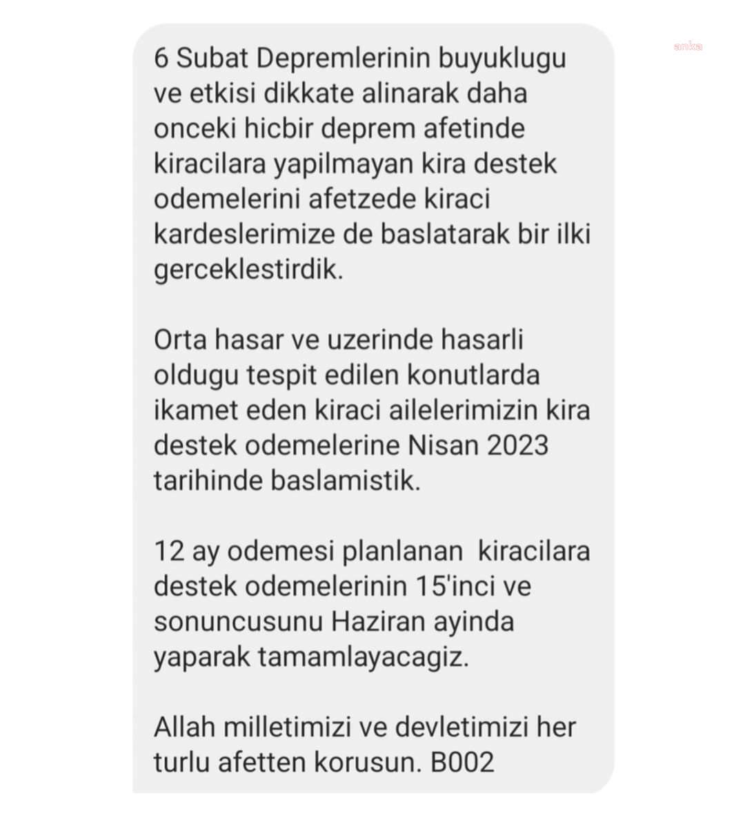AFAD, depremzedelere verilen kira yardımının sona erdiğini duyurdu