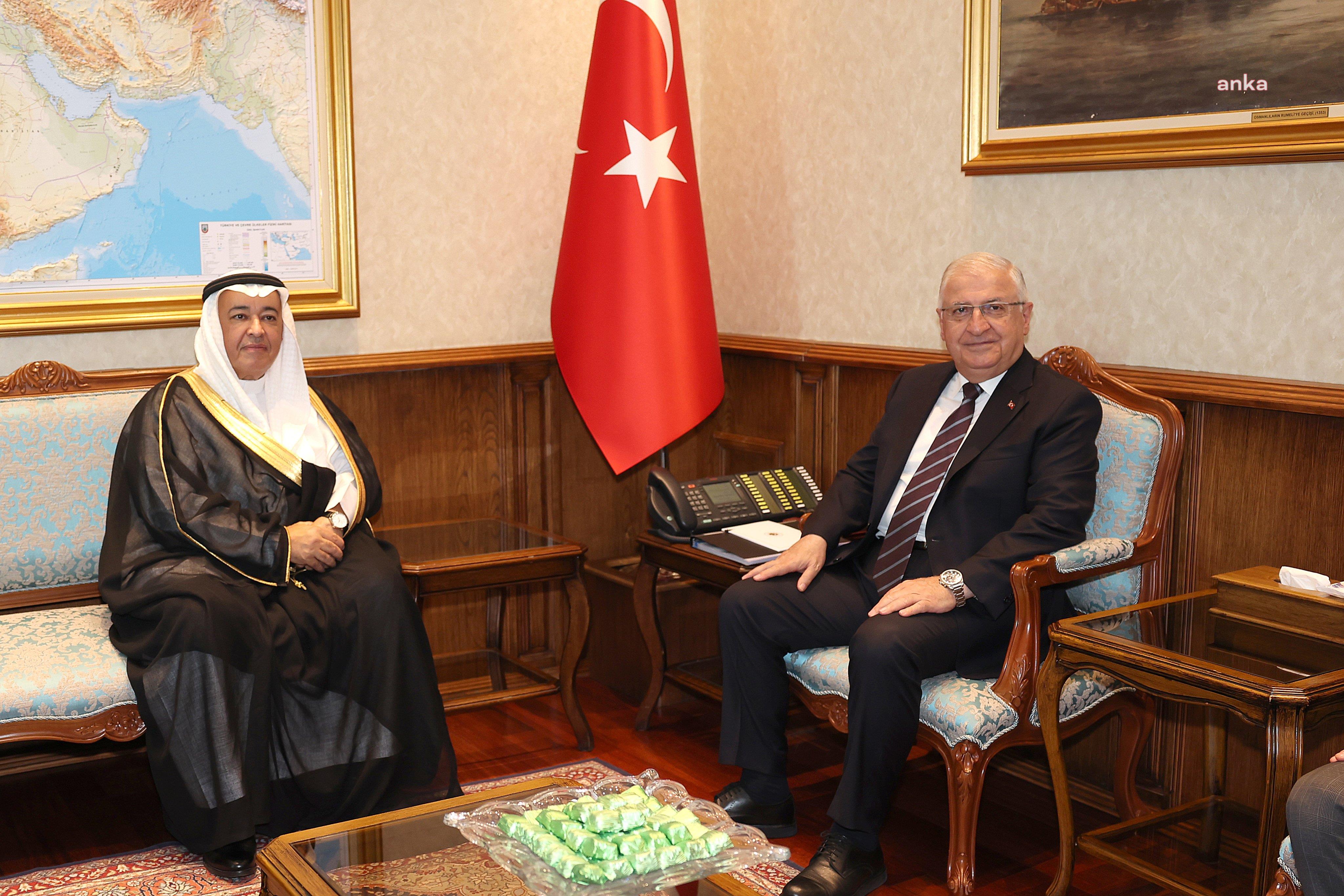 Bakan Güler, Suudi Arabistan Savunma Bakan Yardımcısı Albiyari'yi kabul etti