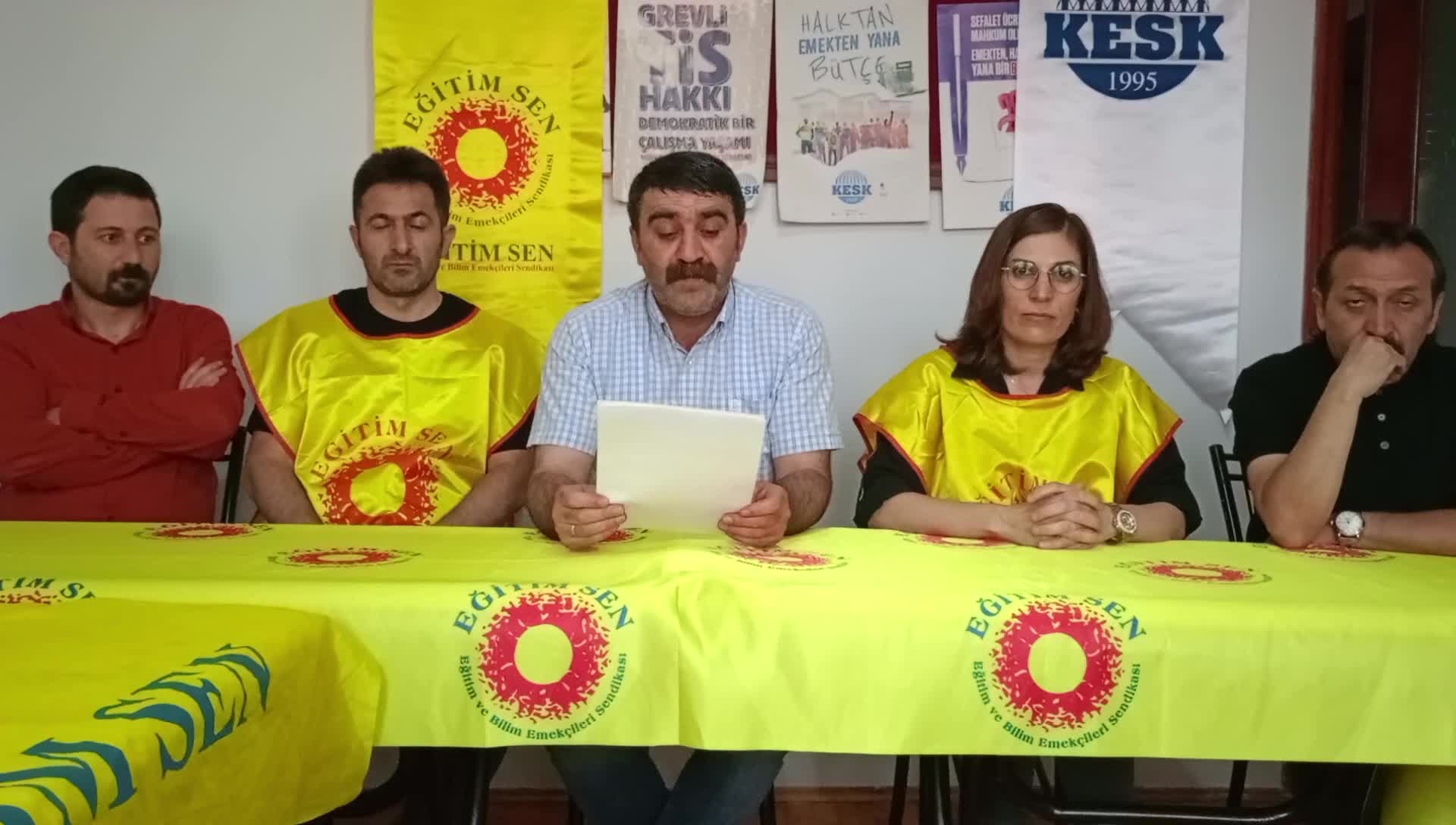 Eğitim Sen Kars Şube Başkanı Topçu: “Laiklik ve bilim karşıtı yeni müfredatı reddediyoruz”