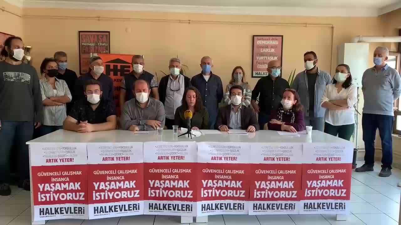 HALKEVLERİ’NDEN KAMPANYA: GÜVENCELİ ÇALIŞMAK, İNSANCA YAŞAMAK İSTİYORUZ