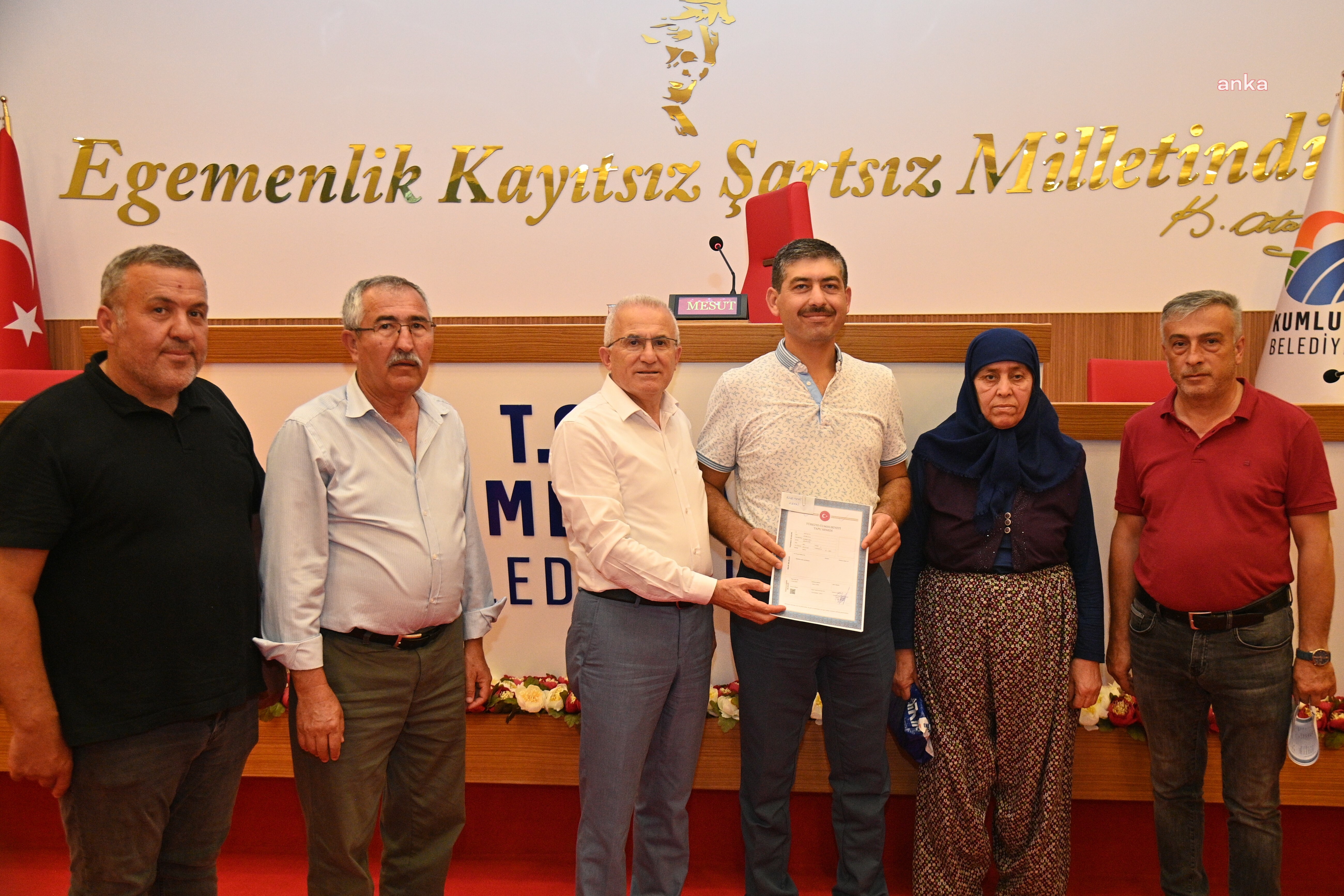 Kumluca'da tapu sevinci