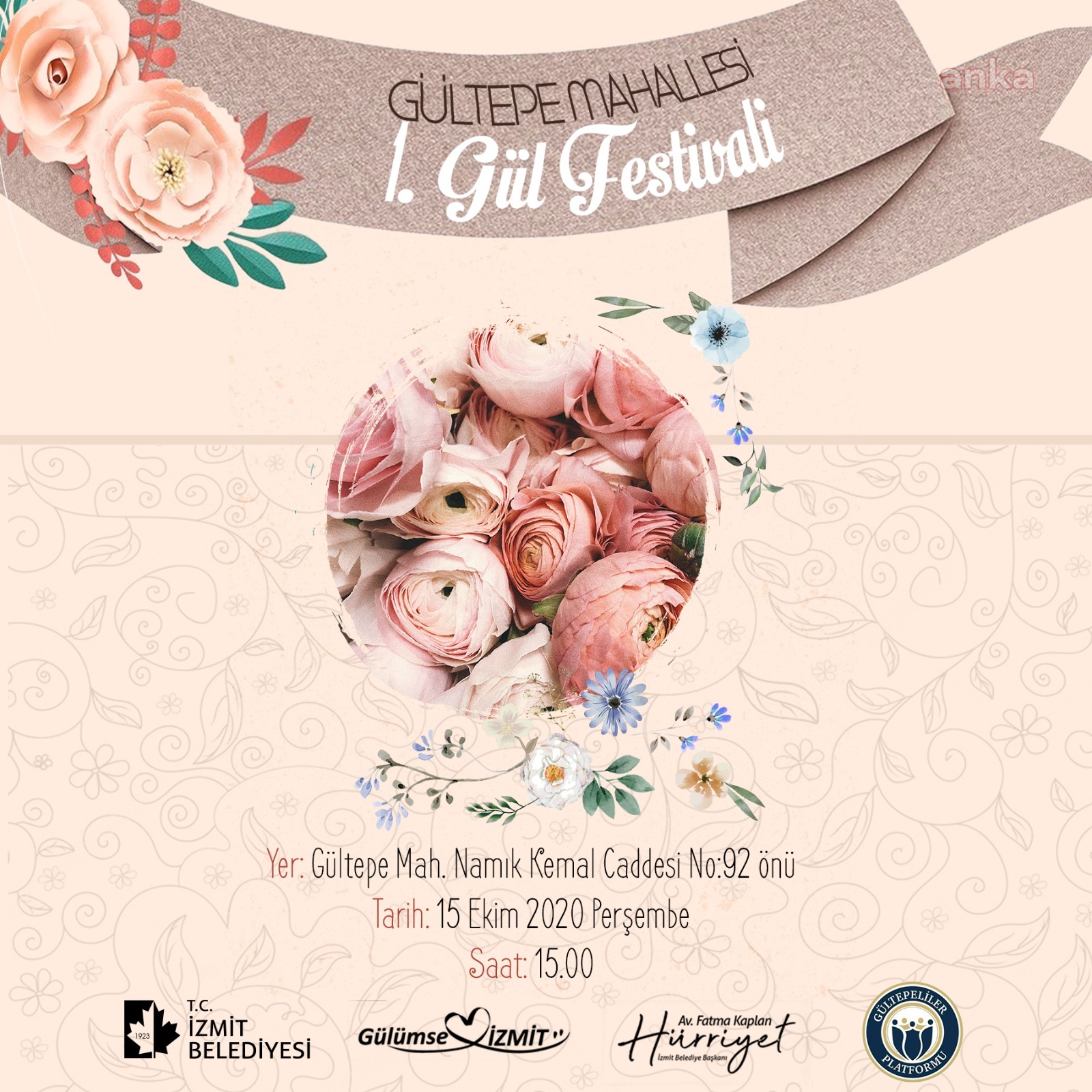 GÜLTEPE, GÜL FESTİVALİYLE BULUŞUYOR