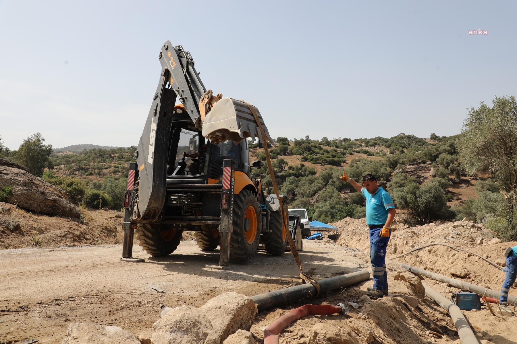 Aydın Su ve Kanalizasyon İdaresi'nden Çine'nin Akçakova Mahallesi'nde çalışma