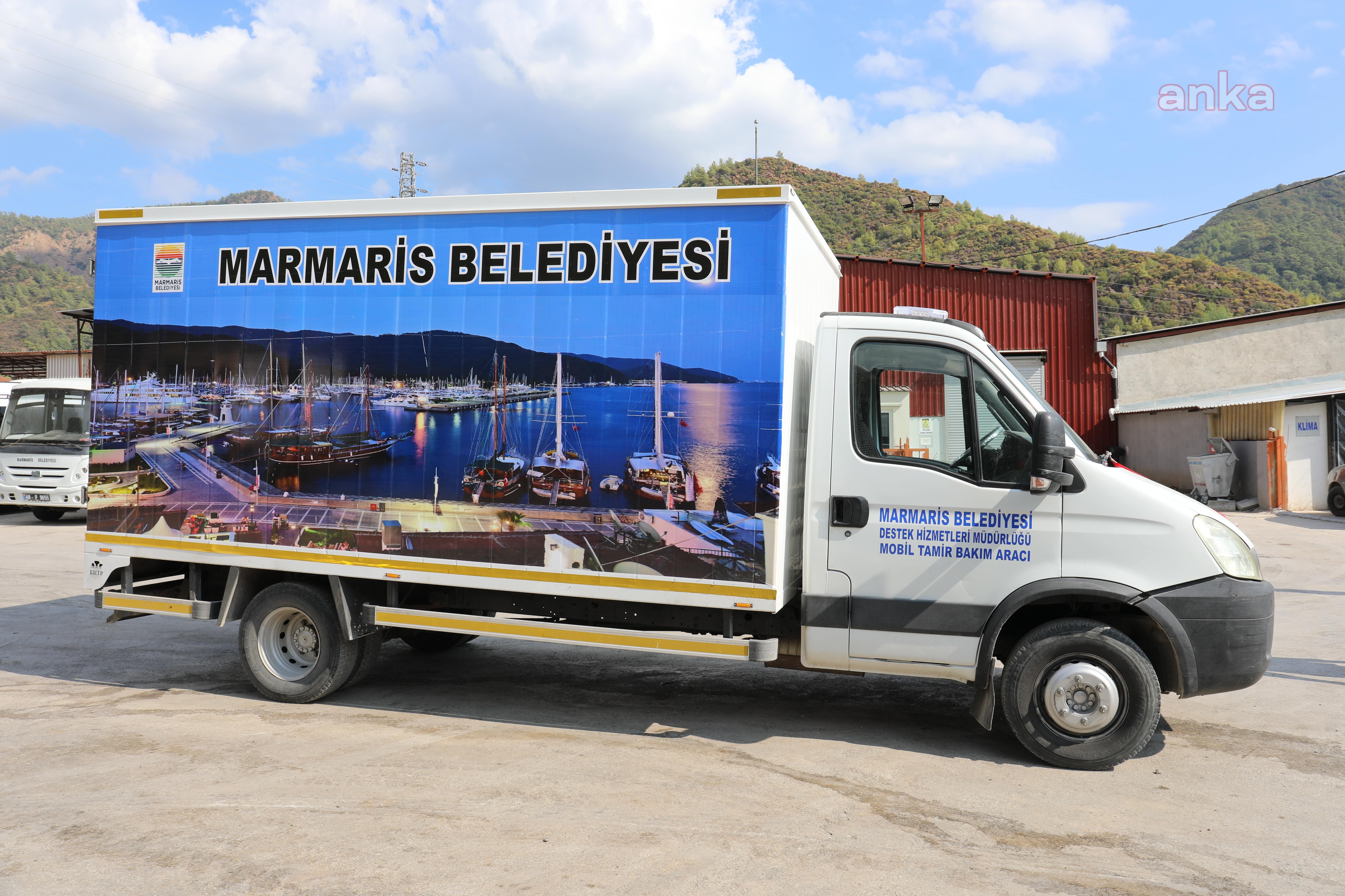 MARMARİS BELEDİYESİ MOBİL TAMİR ARACINI HİZMETE SUNDU
