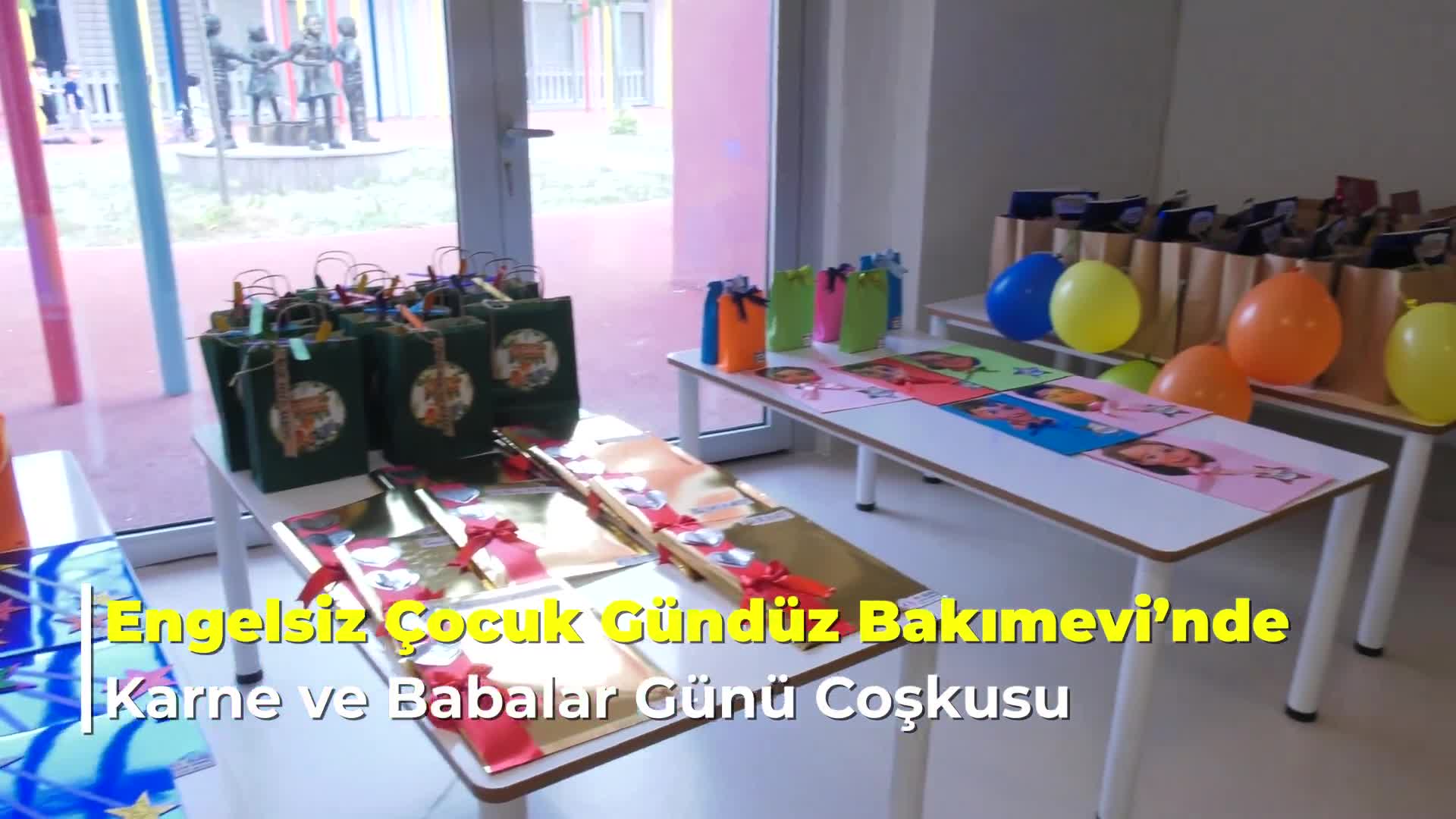 Ankara Büyükşehir Belediyesi’nin Engelsiz Çocuk Gündüz Bakımevi'nde karne heyecanı