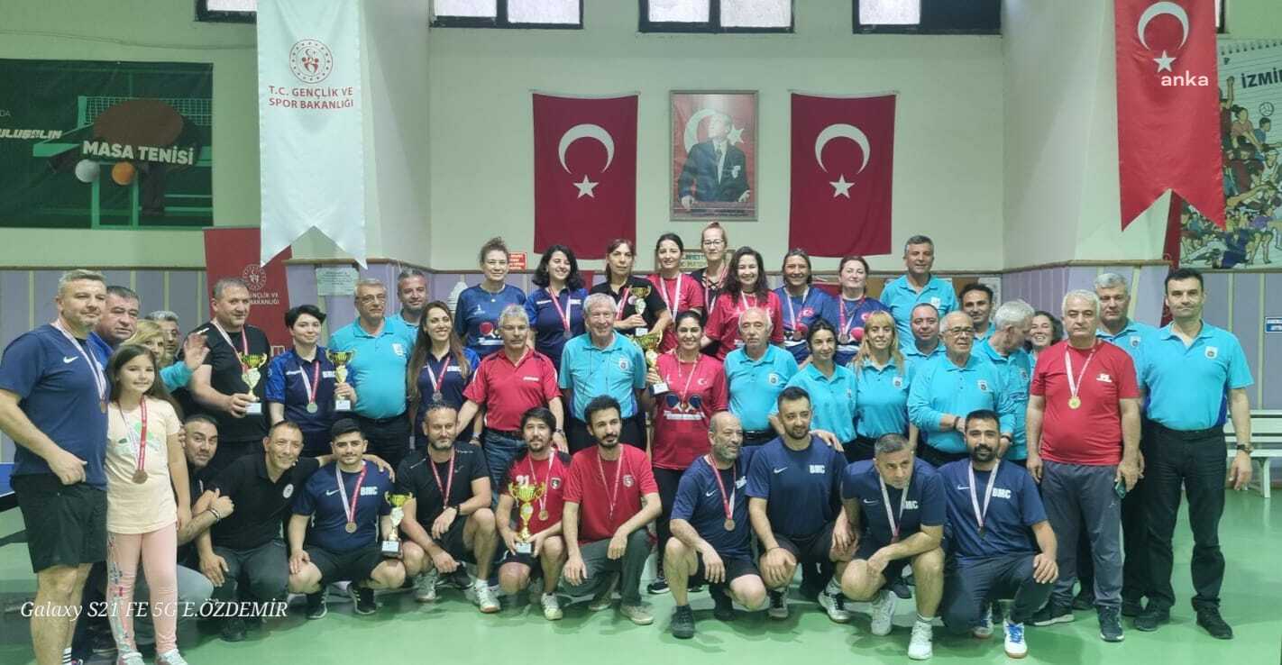 Çiğli Belediyesi, Masa Tenisi Kurum ve Kuruluşlar Ligi'nde şampiyon oldu