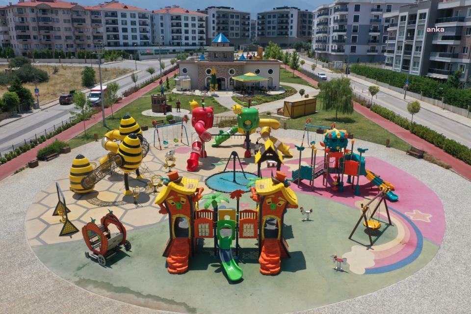 Merkezefendi Masal Parkı'na yoğun ilgi