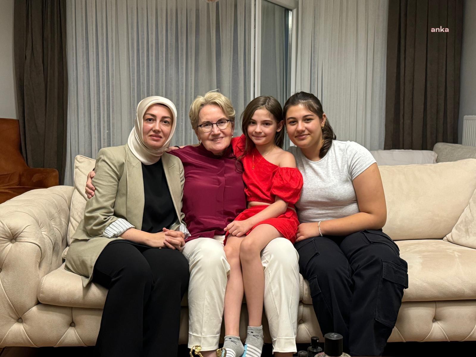 Ayşe Ateş'ten Meral Akşener'e bayram ziyareti: "Bu alçak suikast çözülene dek her koşulda, bütün varlığıyla yanımızda olacağını yineledi"