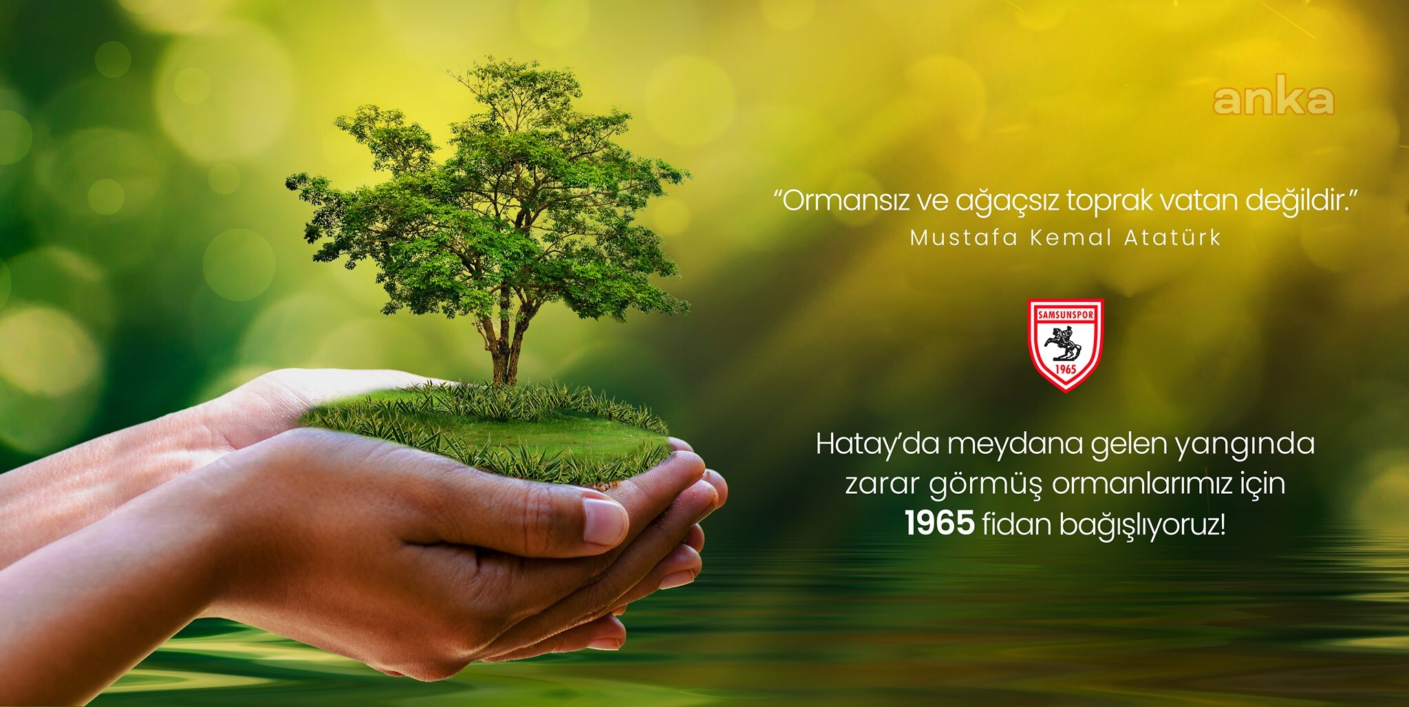 FUTBOL KULÜPLERİNDEN 'HATAY İÇİN FİDAN' KAMPANYASINA DESTEK BÜYÜYOR