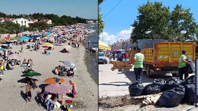Marmaraereğlisi Belediyesi, bayram tatilinde 450 ton çöp topladı