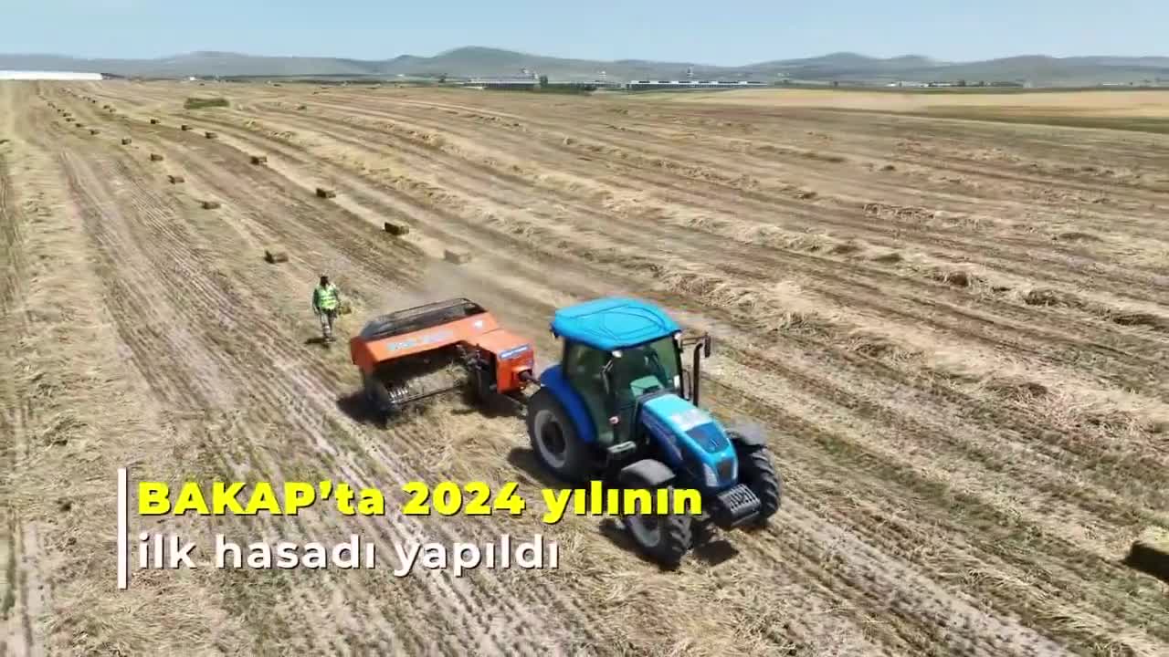 BAKAP’ta 2024 yılının ilk hasadı yapıldı