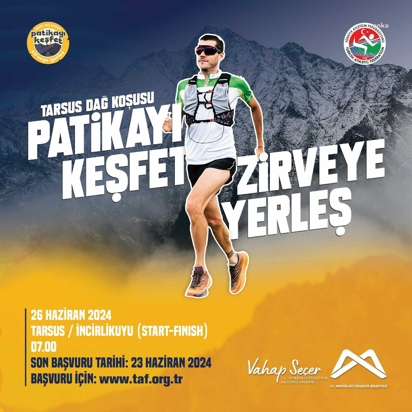 Mersinli sporseverler, 'Tarsus Dağ Koşusu'nda bir araya gelecek