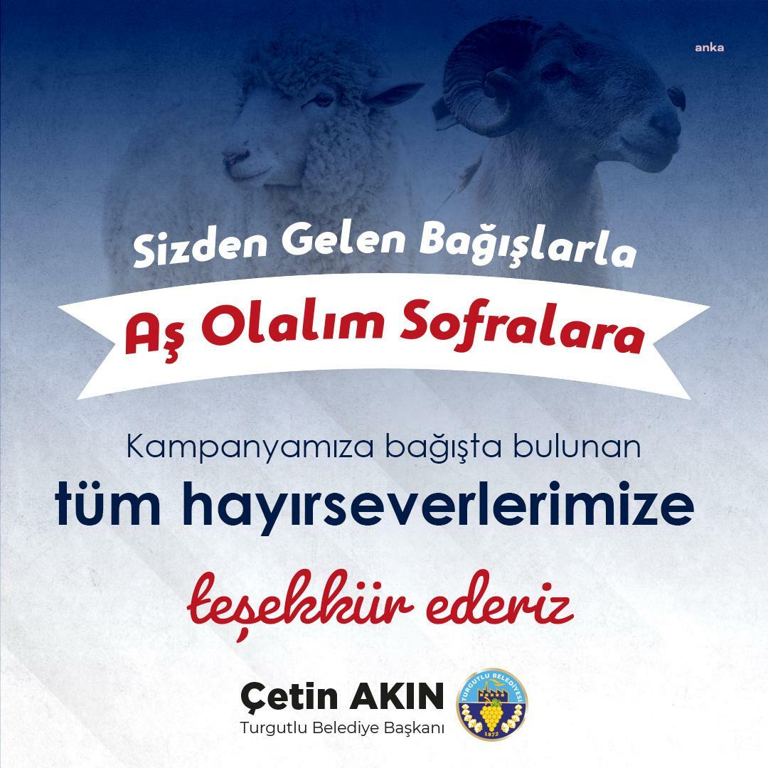 Turgutlu Belediyesi'nin yardım kampanyasına rekor bağış