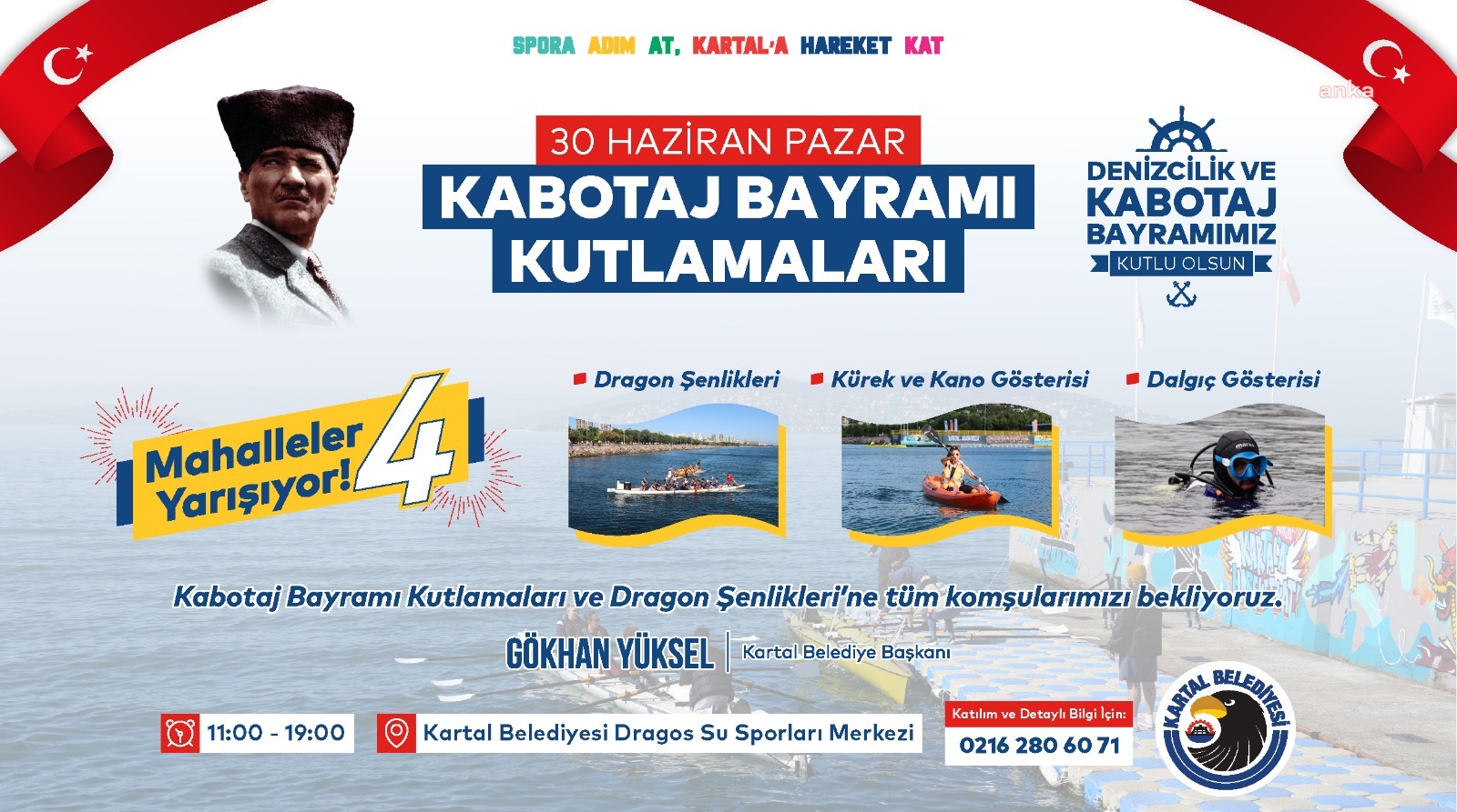 Kartal Belediyesi’nden Kabotaj Bayramı kutlaması