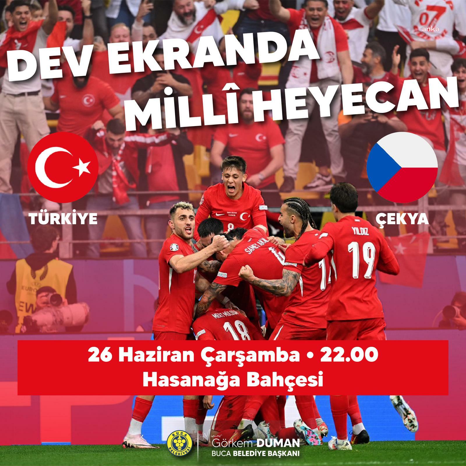 Buca’da milli maç heyecanı yaşanacak