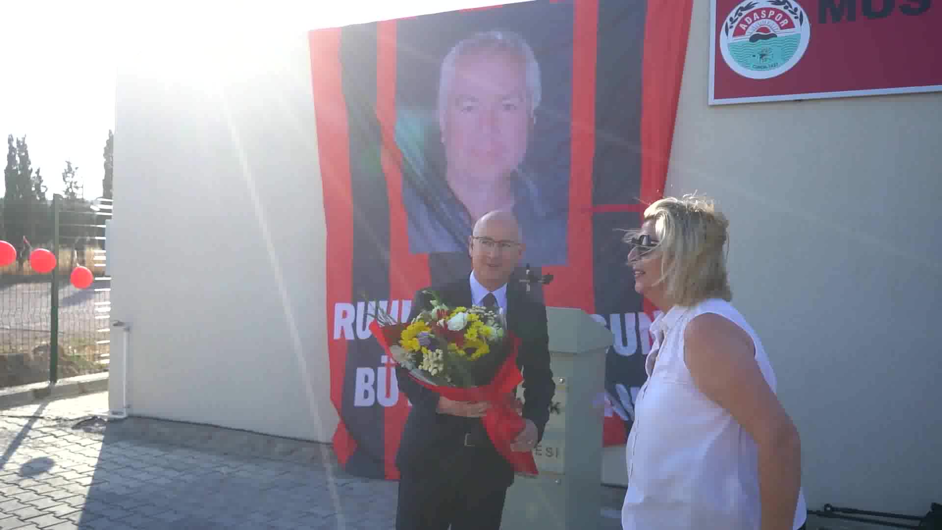 Ayvalık’ta Adaspor Kulübü Mustafa Kesebir Tesisleri törenle açıldı