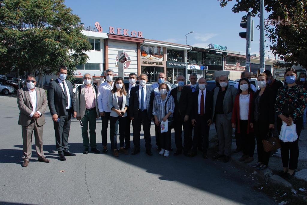 CHP HEYETİ, SİTELER ESNAFININ SORUNLARINI DİNLEDİ