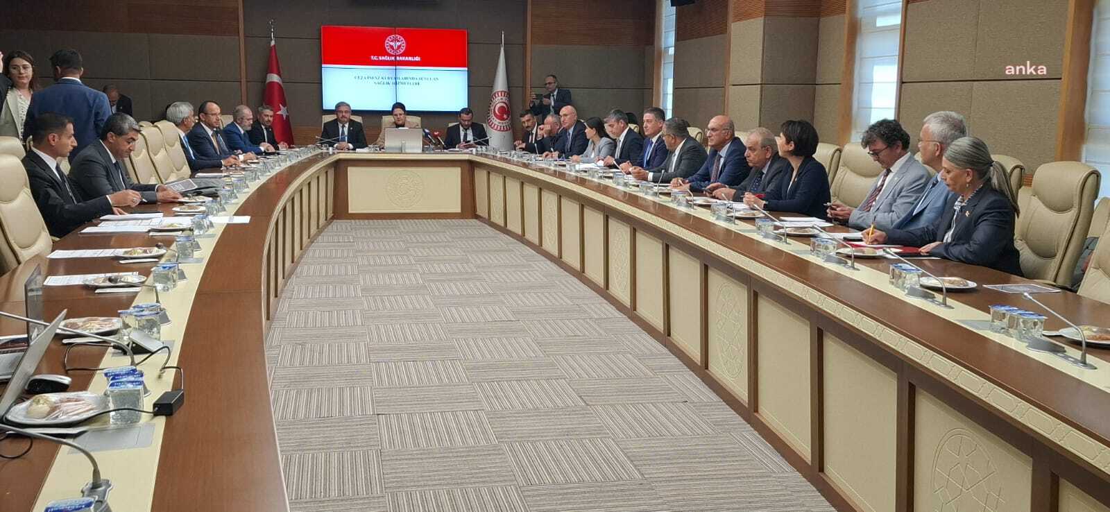 Sağlık Bakanlığı, TBMM İnsan Haklarını İnceleme Komisyonu'nda sunum yaptı, iktidar ve muhalefet milletvekilleri arasında 'tutuklu-tutsak' tartışması yaşandı