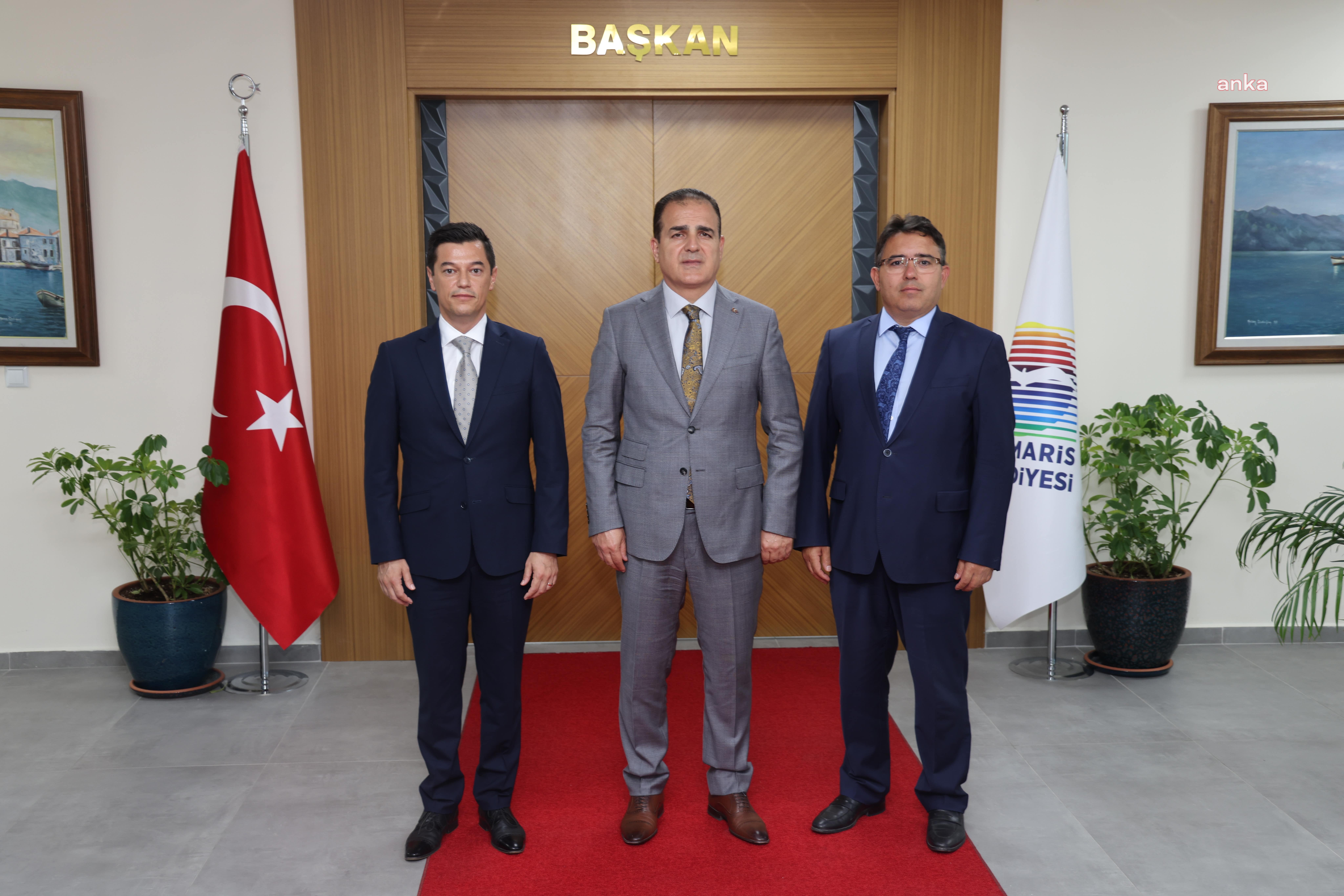 Muğla Valisi İdris Akbıyık'tan Marmaris Belediye Başkanı Acar Ünlü’ye ziyaret