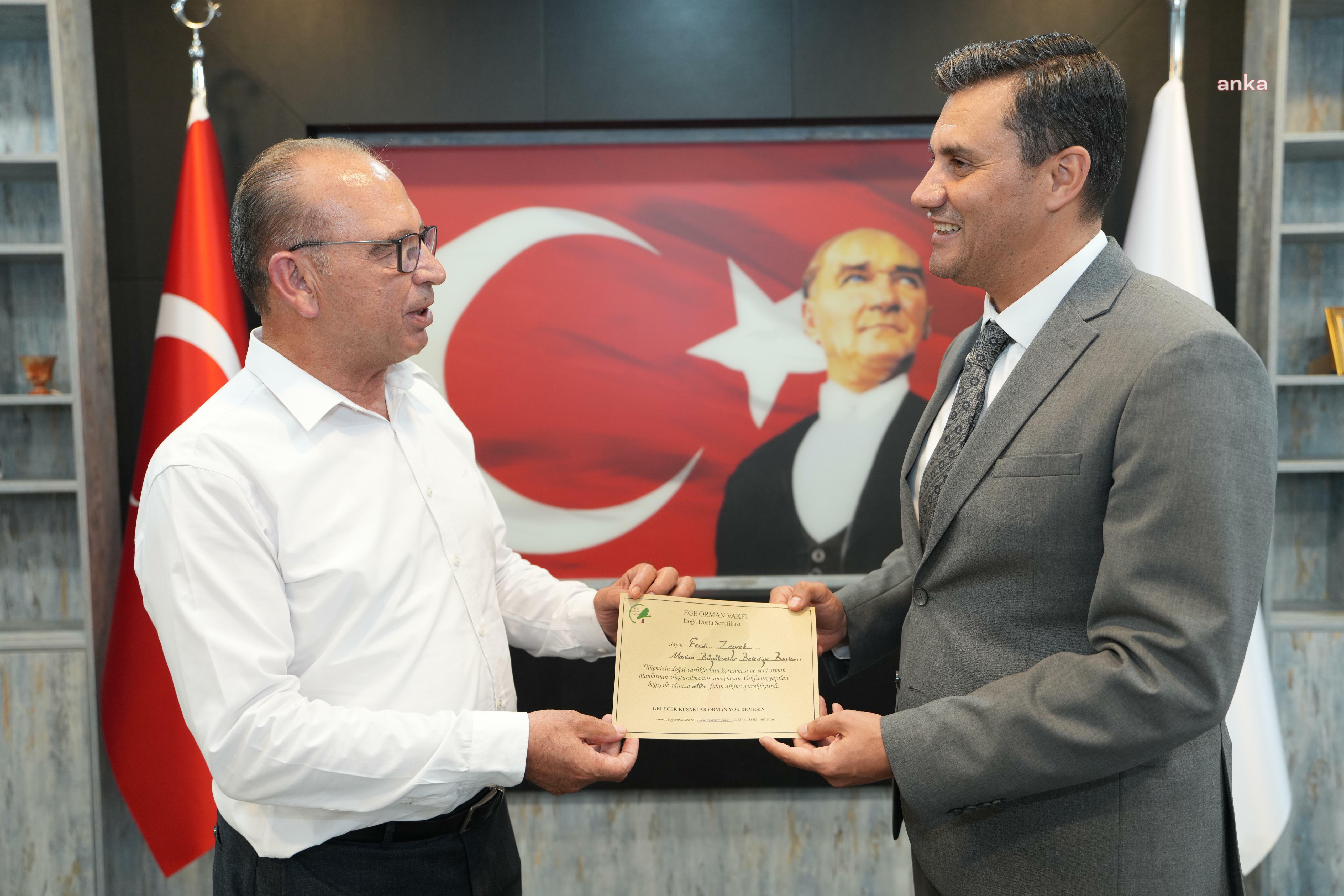 Manisa Büyükşehir Belediye Başkanı Zeyrek: "Vatandaşlarımızın emanet ettiği bu koltuğu en iyi şekilde temsil edeceğiz"