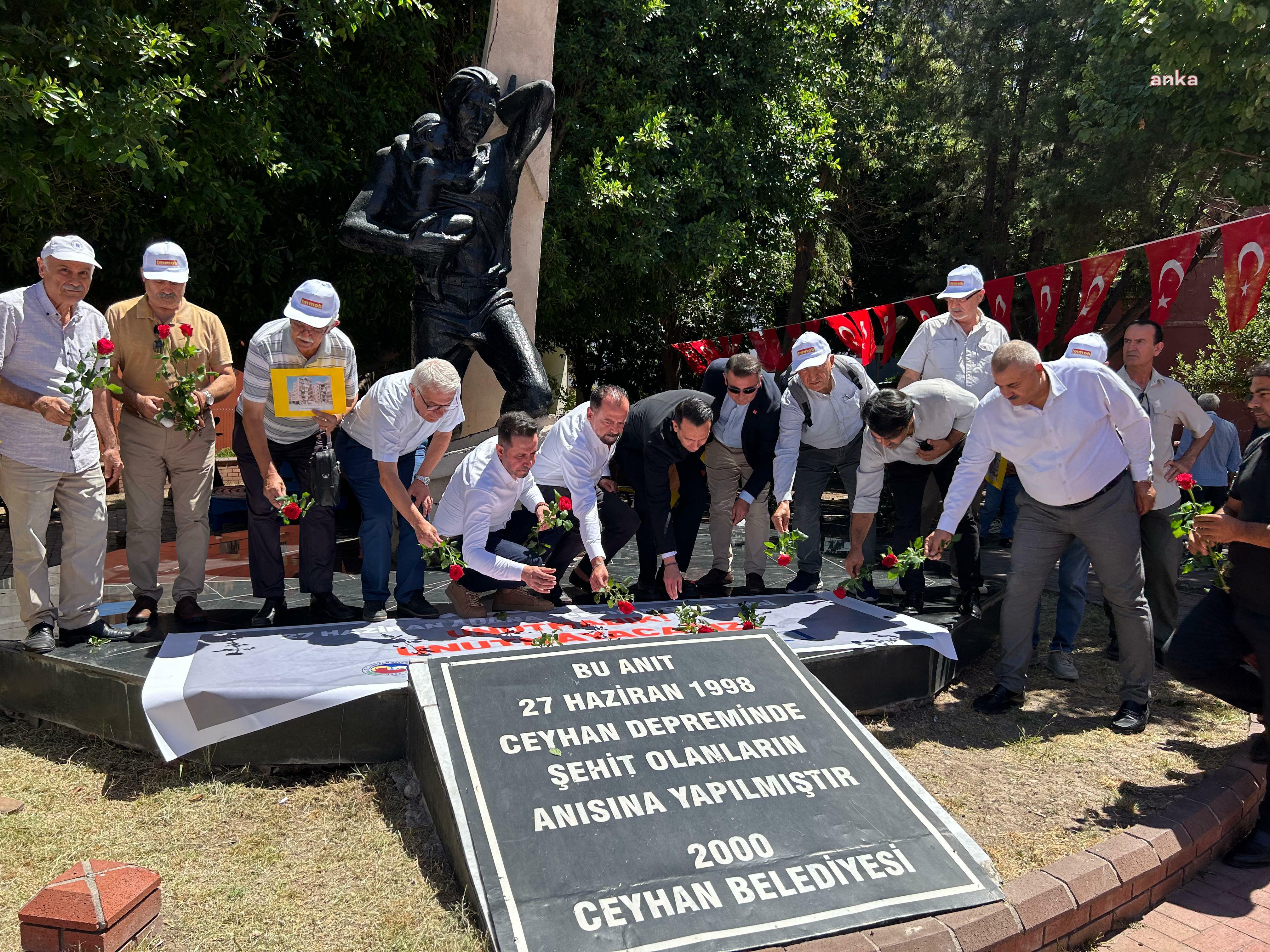 Ceyhan Depremi’nde yaşamını yitirenler için anma töreni düzenlendi