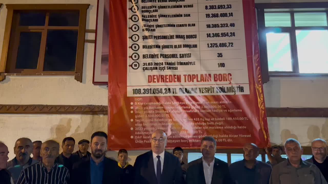16 bin nüfuslu Şenkaya Belediyesi'nin borcu 108 milyon lira olarak açıklandı, CHP'li Tanal tepki gösterdi: “Şenkaya halkının emeğini onlara yedirmeyeceğiz"