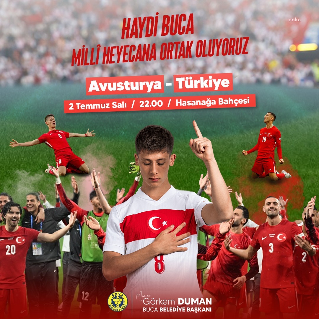 Buca Belediyesi, milli maç için dev ekran kuracak