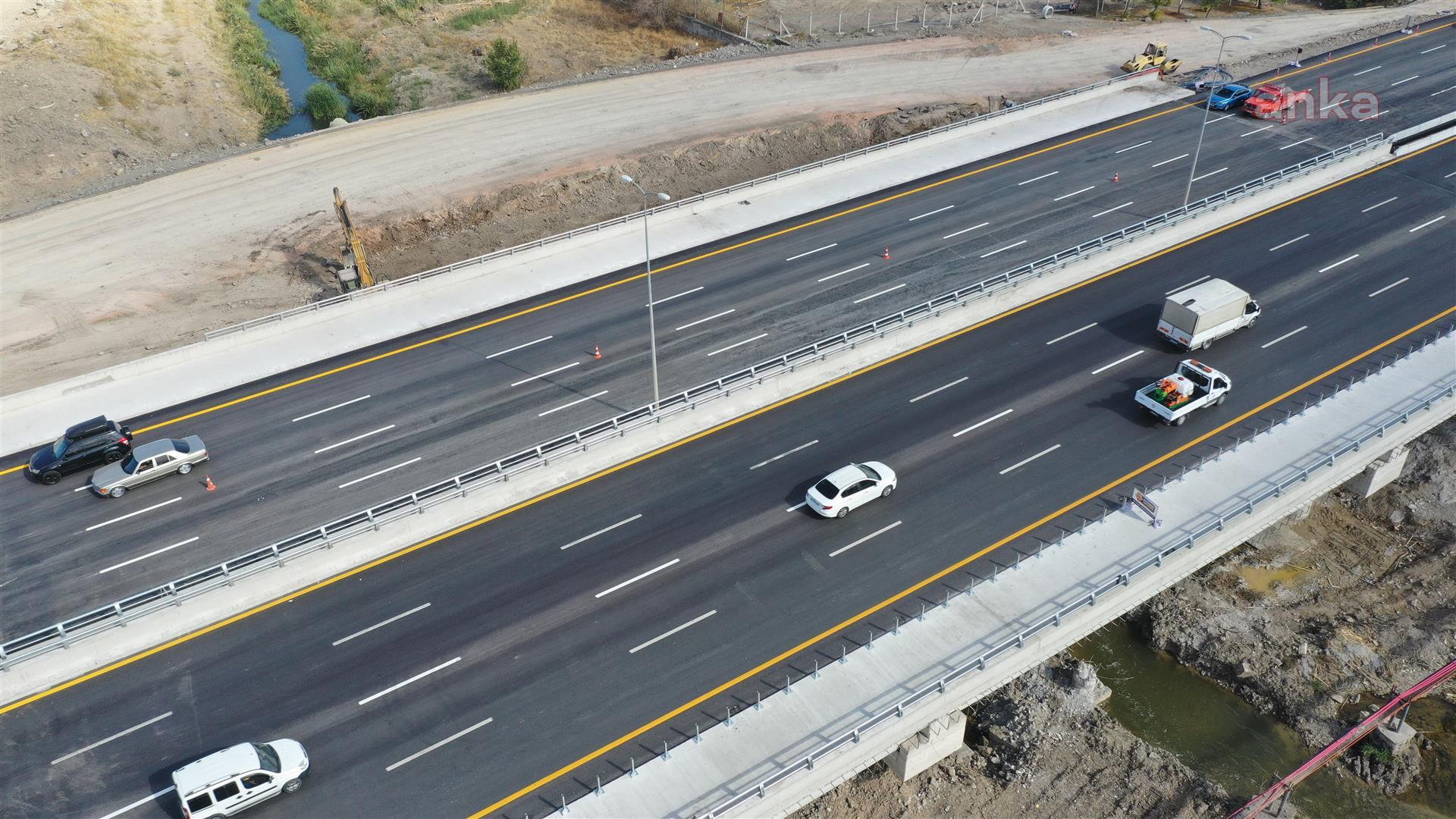 SİNCAN OSB-YENİKENT ARASINDA AÇILAN 4 ŞERİTLİK YENİ YOL BAŞKENT TRAFİĞİNE NEFES ALDIRDI