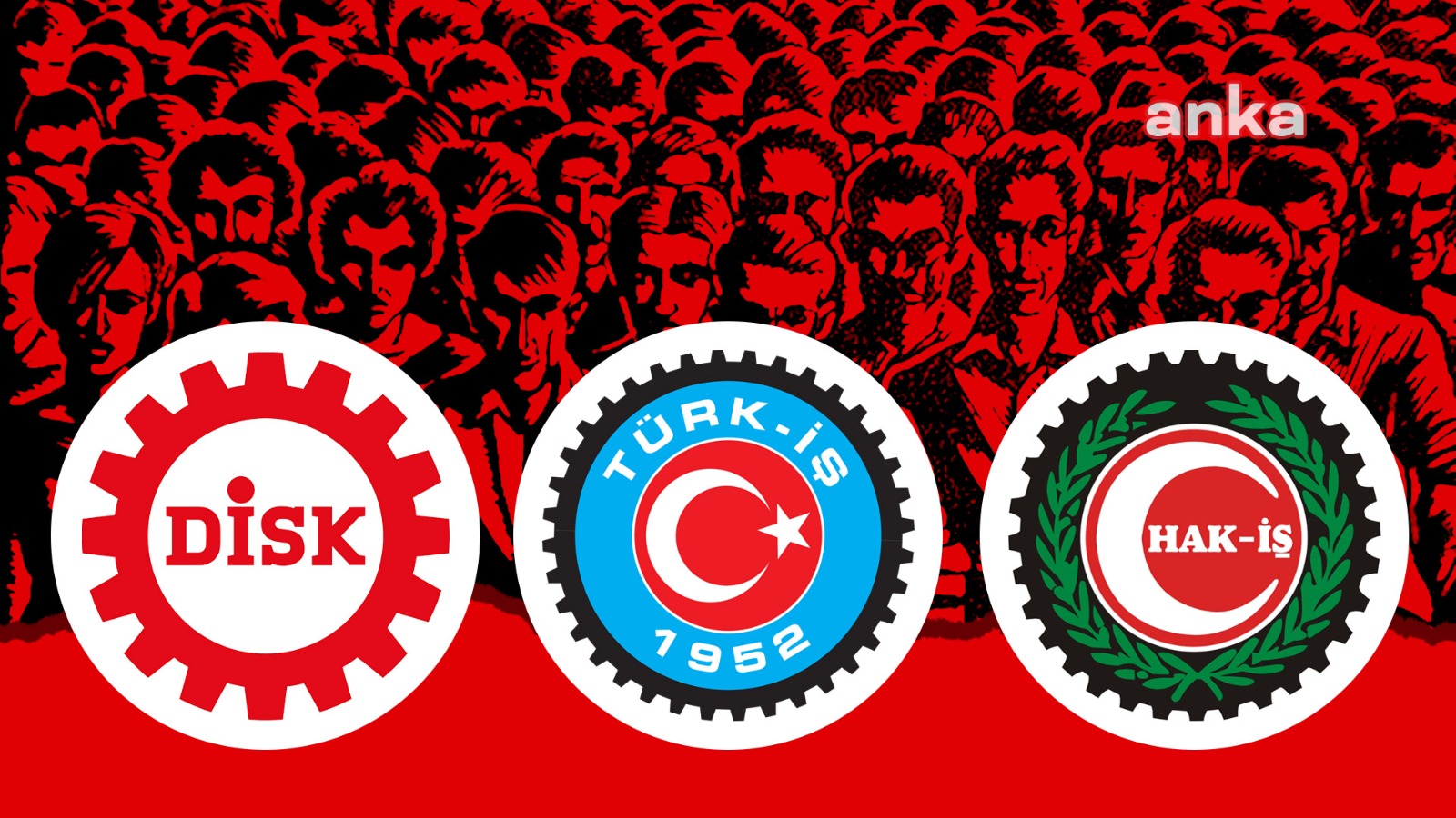 Türk-İş, DİSK ve Hak-İş Genel Başkanları ''enflasyon'' gündemiyle toplandı. Üç sendikanın ortak bildirisi haftaya kamuoyuyla paylaşılacak